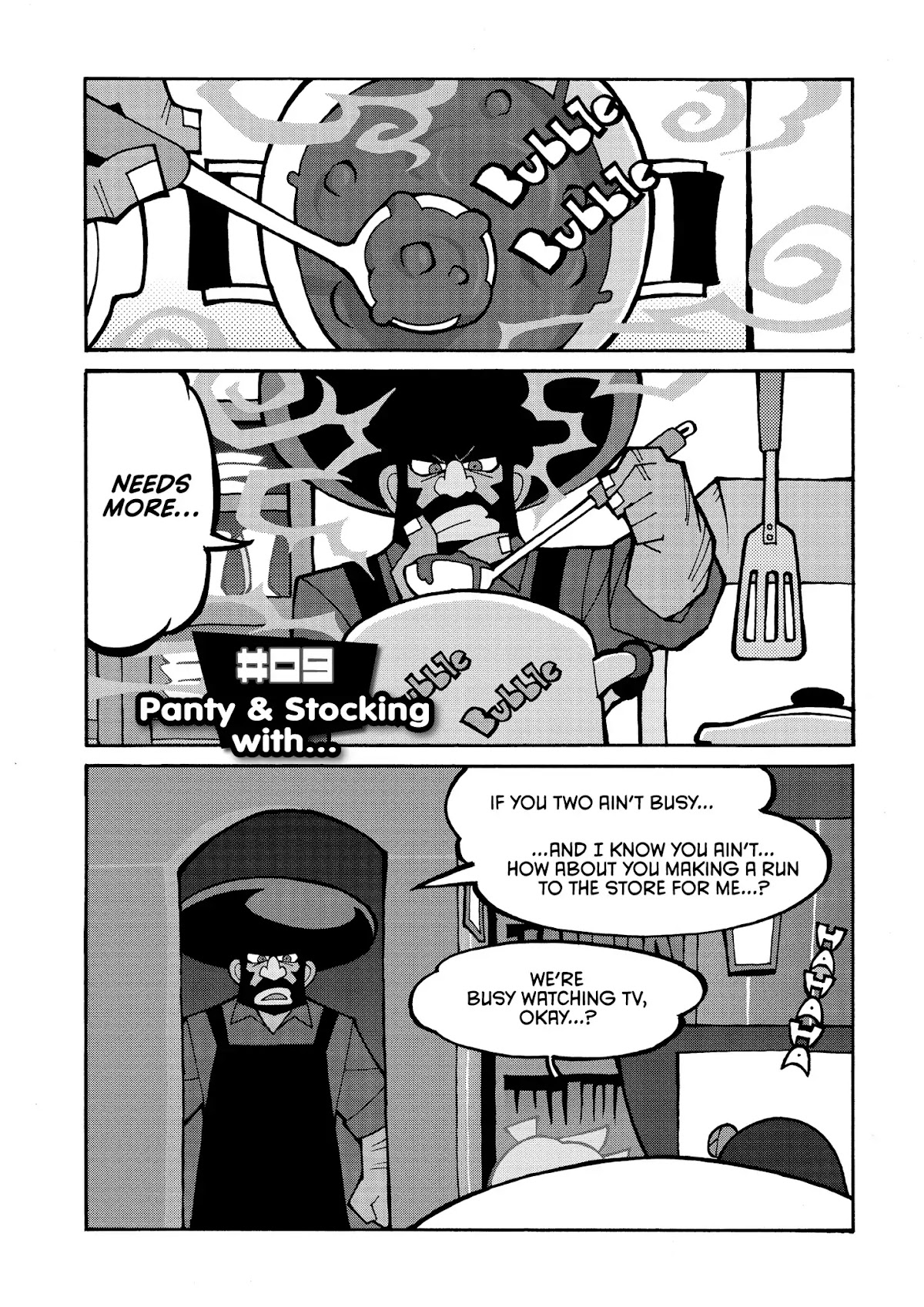 Panty & Stocking with Garterbelt Chapter 9 page 1 - Chapter 9: Panty & Stocking With... [END]