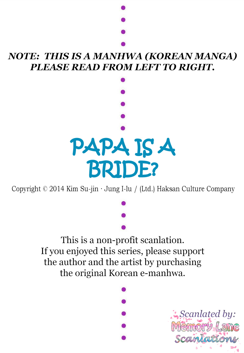Papa Is A Bride? Chapter 1 page 2 - Chapter 1