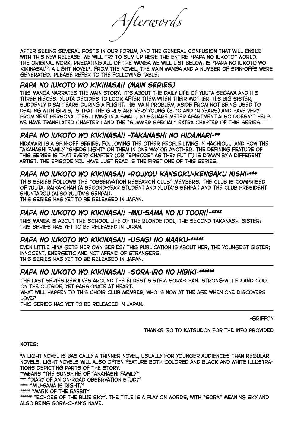 Papa no Iu Koto o Kikinasai! - Takanashi no Hidamari Chapter 1 page 35 - Chapter 1