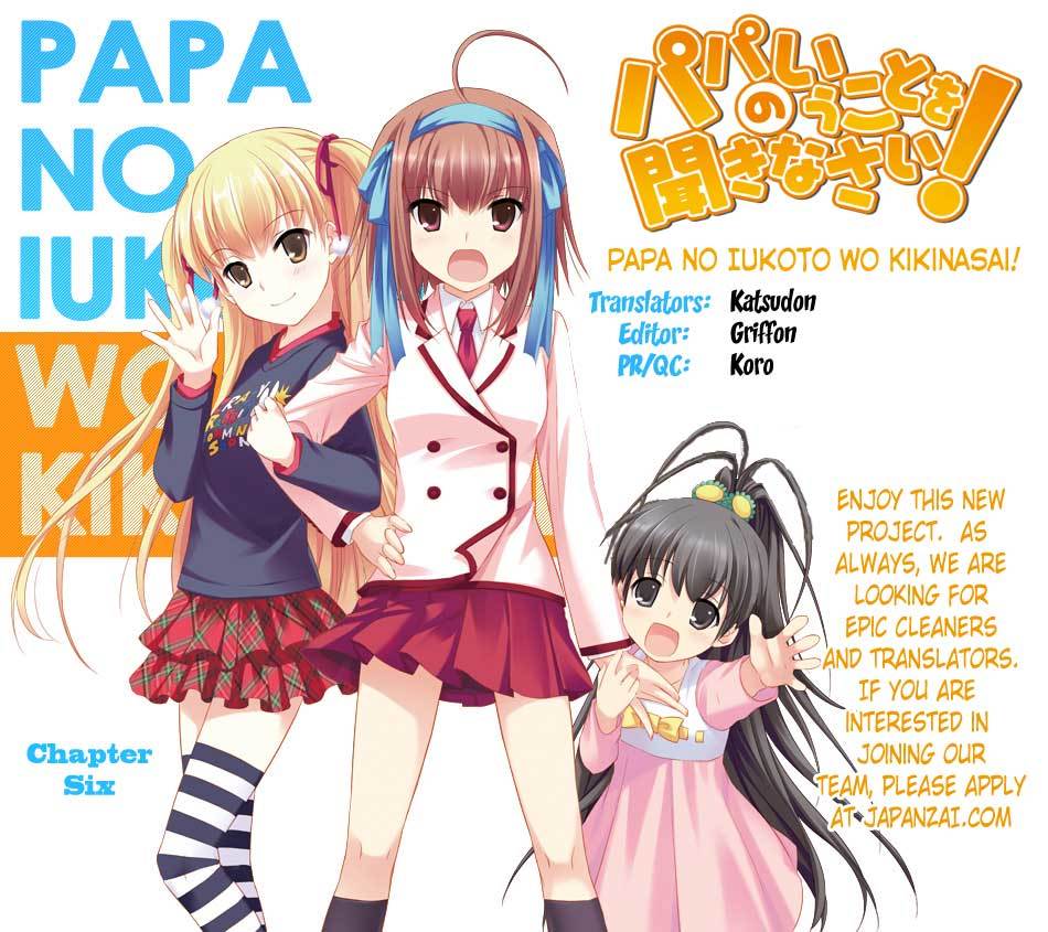 Papa no Iu Koto o Kikinasai! Chapter 6 page 5 - Chapter 6: Papa, Working Too Hard