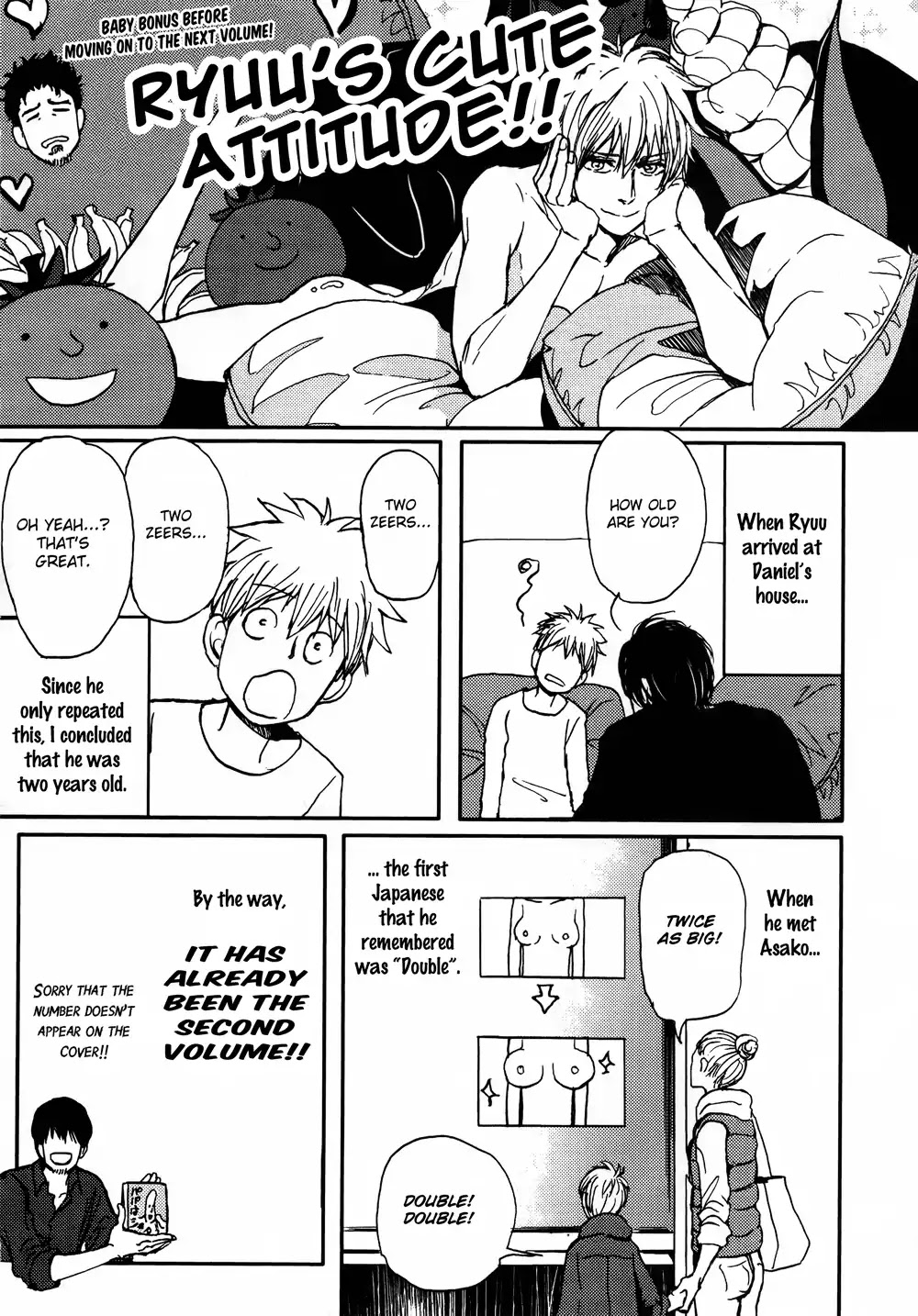 Papa's Assasin. - Ryuunosuke wa Tonde Yuku. Chapter 12.5 page 3 - Chapter 12.5: Extra: Ryuu's Cute Attitude!!