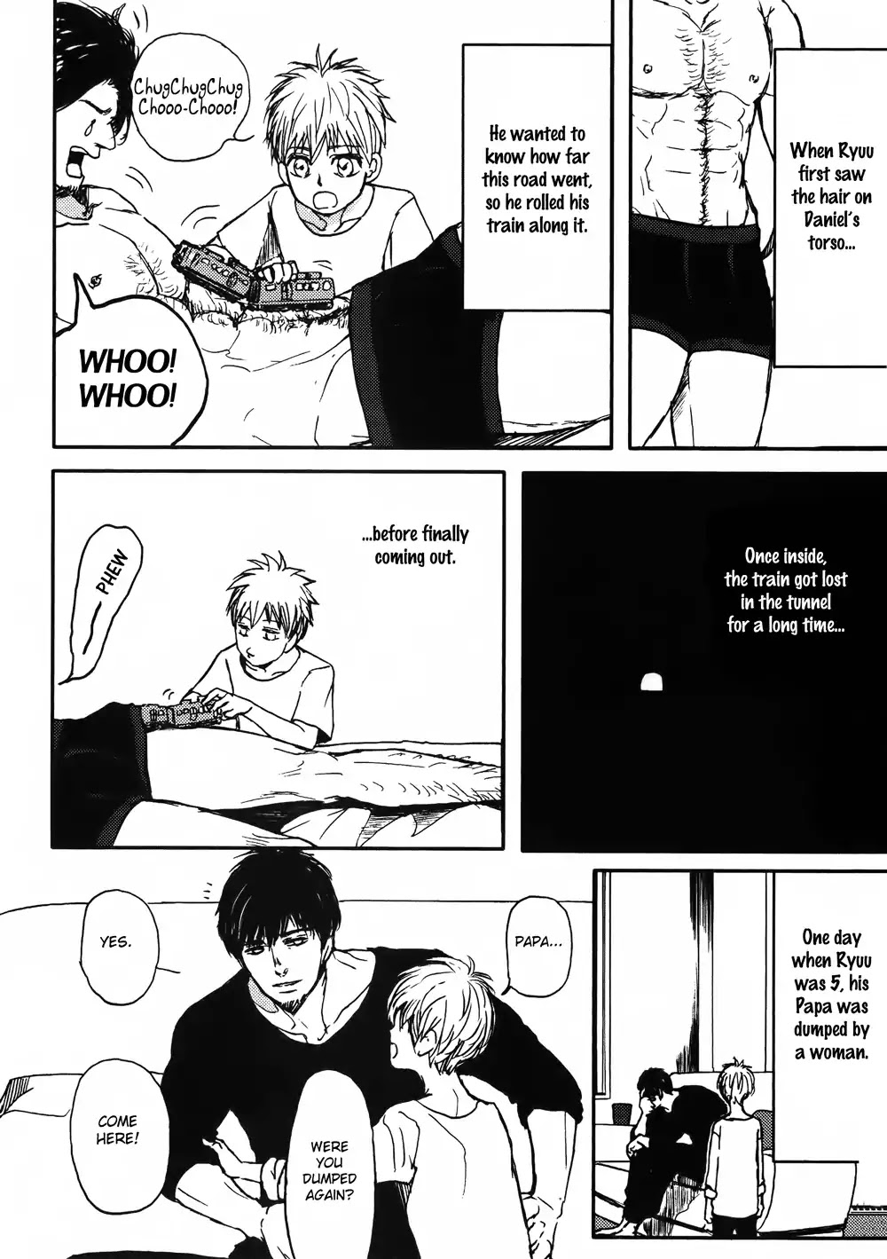 Papa's Assasin. - Ryuunosuke wa Tonde Yuku. Chapter 12.5 page 4 - Chapter 12.5: Extra: Ryuu's Cute Attitude!!
