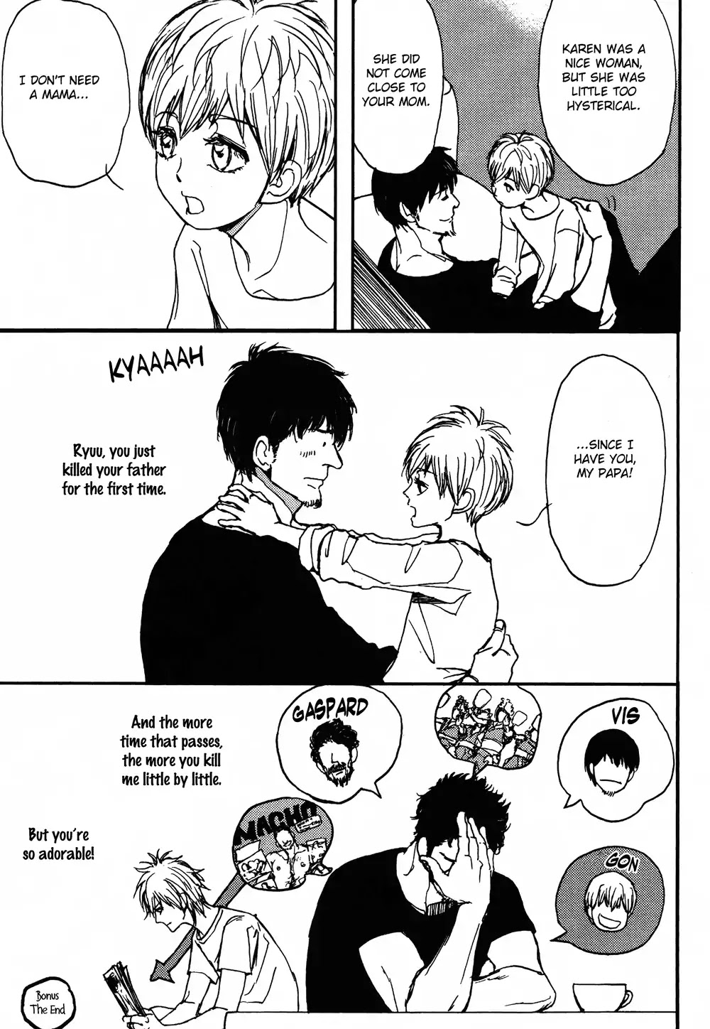 Papa's Assasin. - Ryuunosuke wa Tonde Yuku. Chapter 12.5 page 5 - Chapter 12.5: Extra: Ryuu's Cute Attitude!!