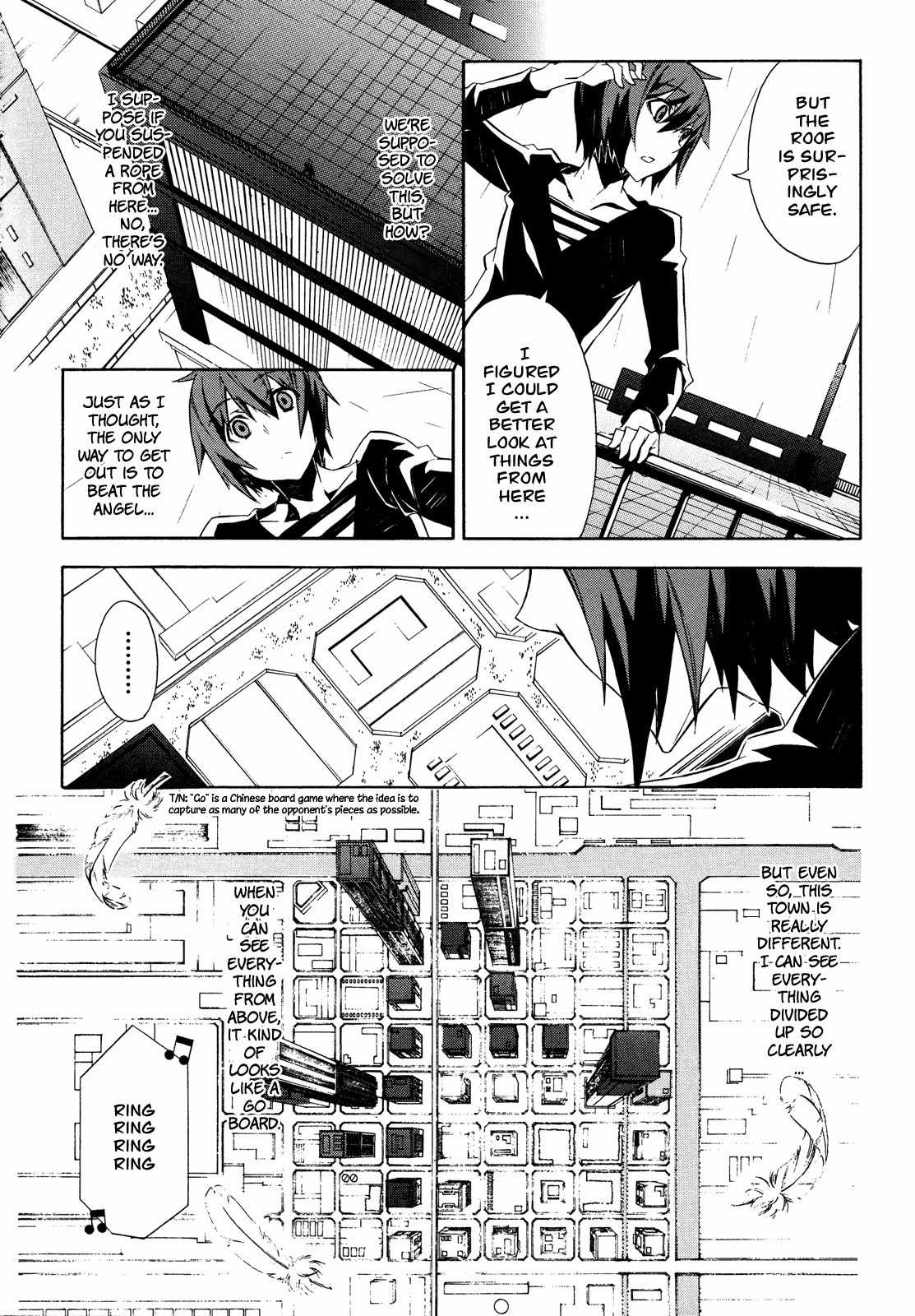 Paradox Blue Chapter 10 page 10 - Chapter 10: Angel Hazard vs. Four Angels (2): A Mysterious Person's Reminiscing