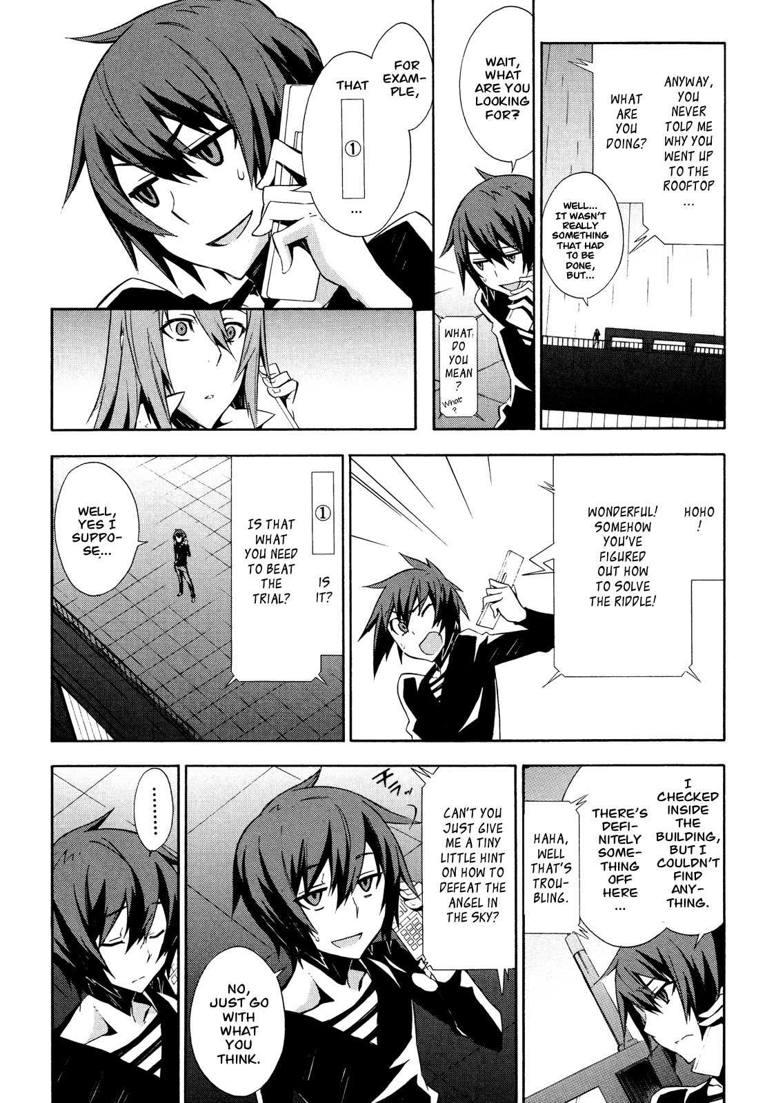 Paradox Blue Chapter 10 page 14 - Chapter 10: Angel Hazard vs. Four Angels (2): A Mysterious Person's Reminiscing