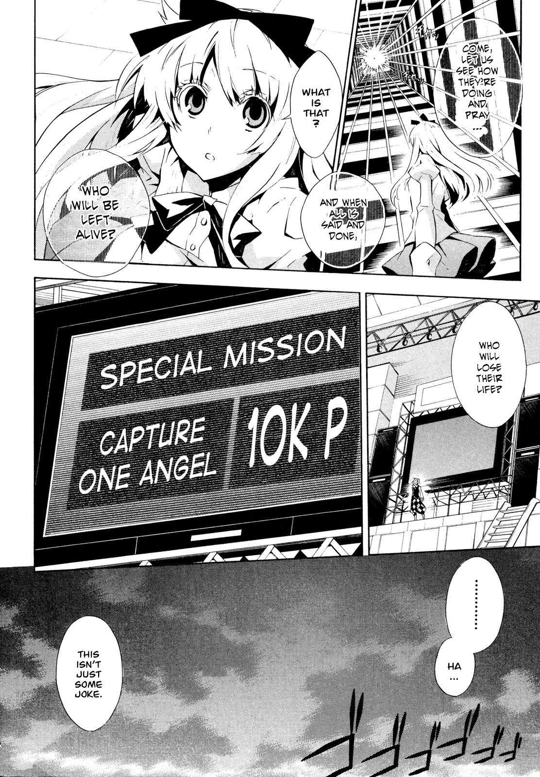 Paradox Blue Chapter 10 page 2 - Chapter 10: Angel Hazard vs. Four Angels (2): A Mysterious Person's Reminiscing