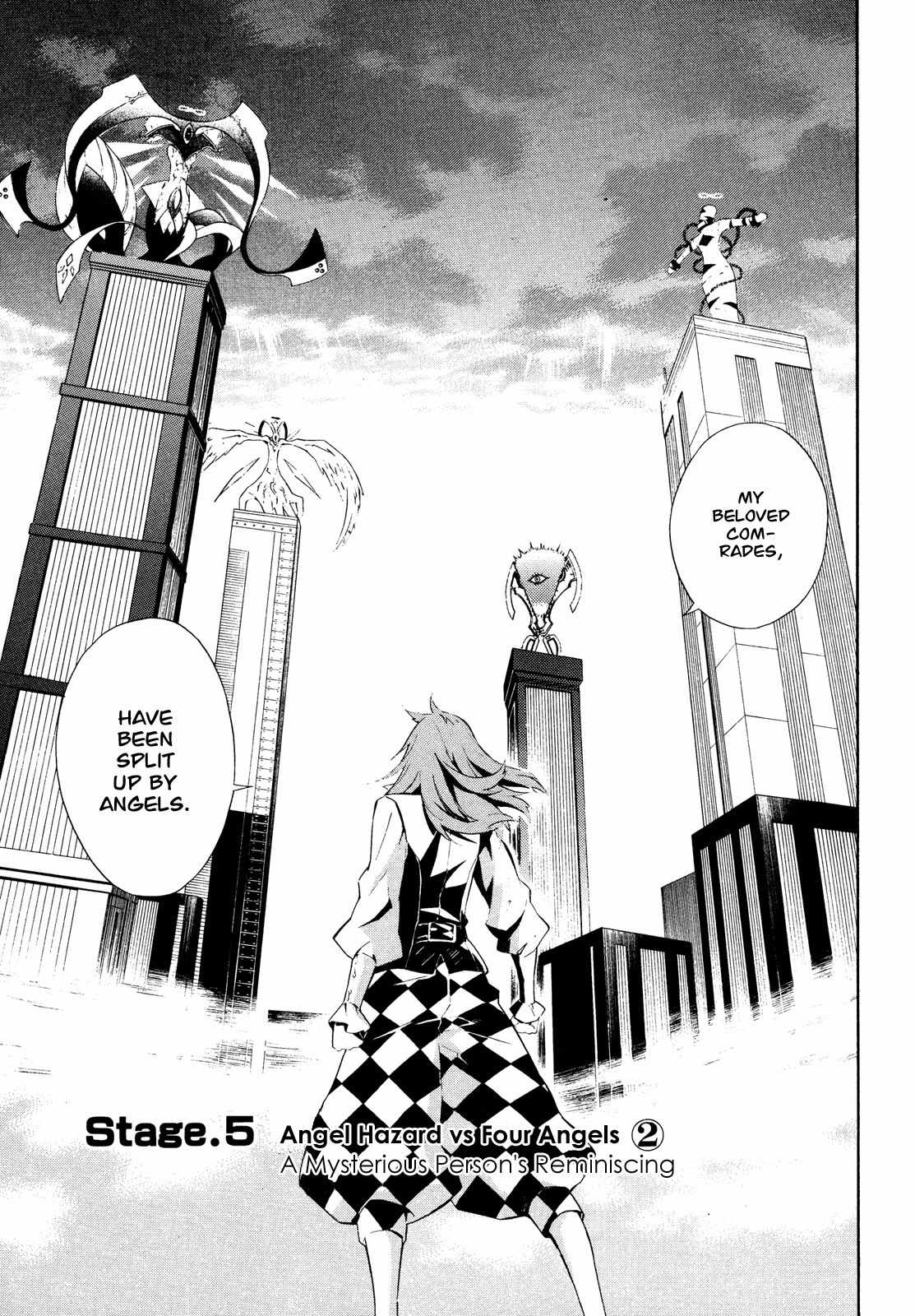 Paradox Blue Chapter 10 page 3 - Chapter 10: Angel Hazard vs. Four Angels (2): A Mysterious Person's Reminiscing