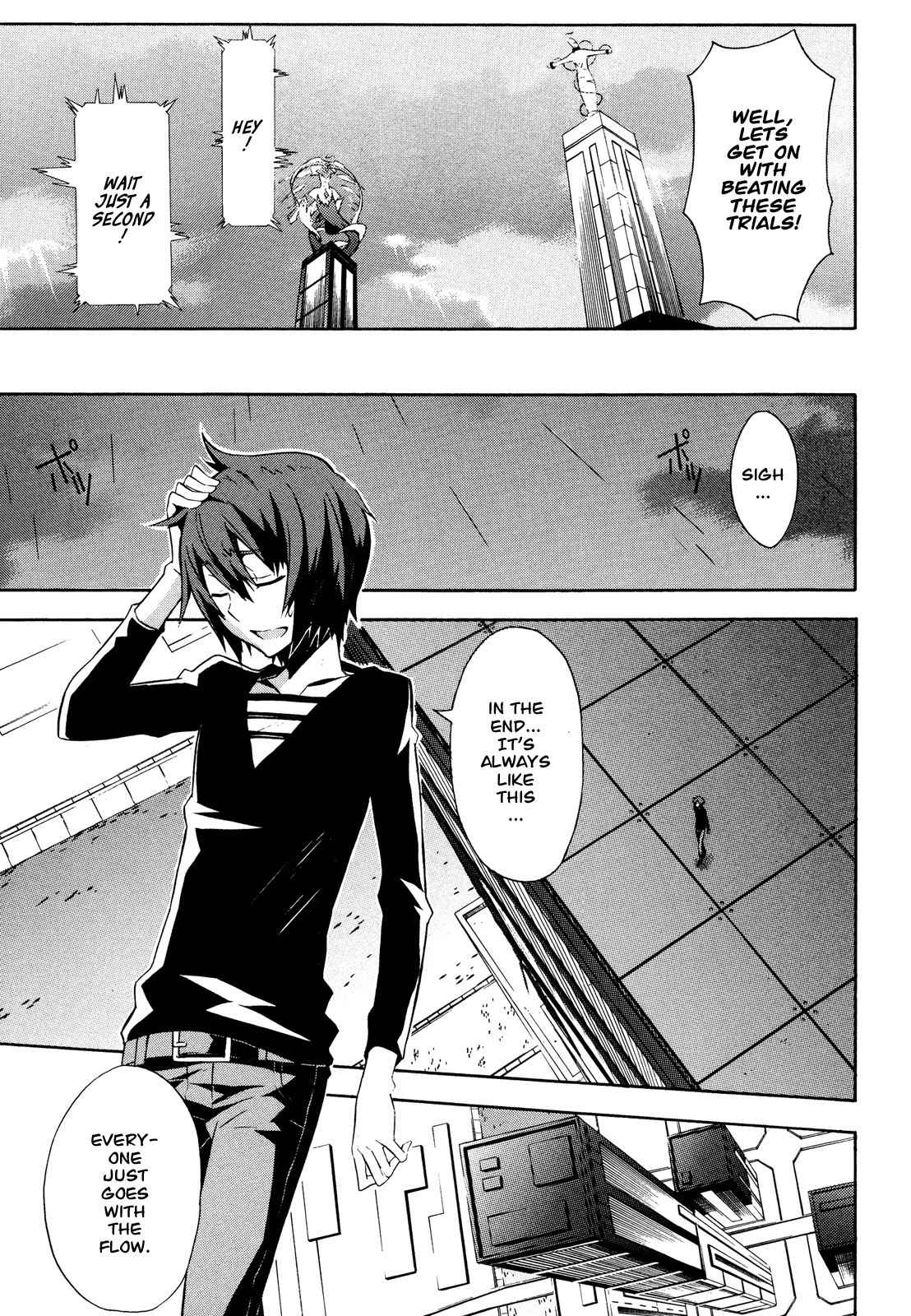 Paradox Blue Chapter 10 page 9 - Chapter 10: Angel Hazard vs. Four Angels (2): A Mysterious Person's Reminiscing