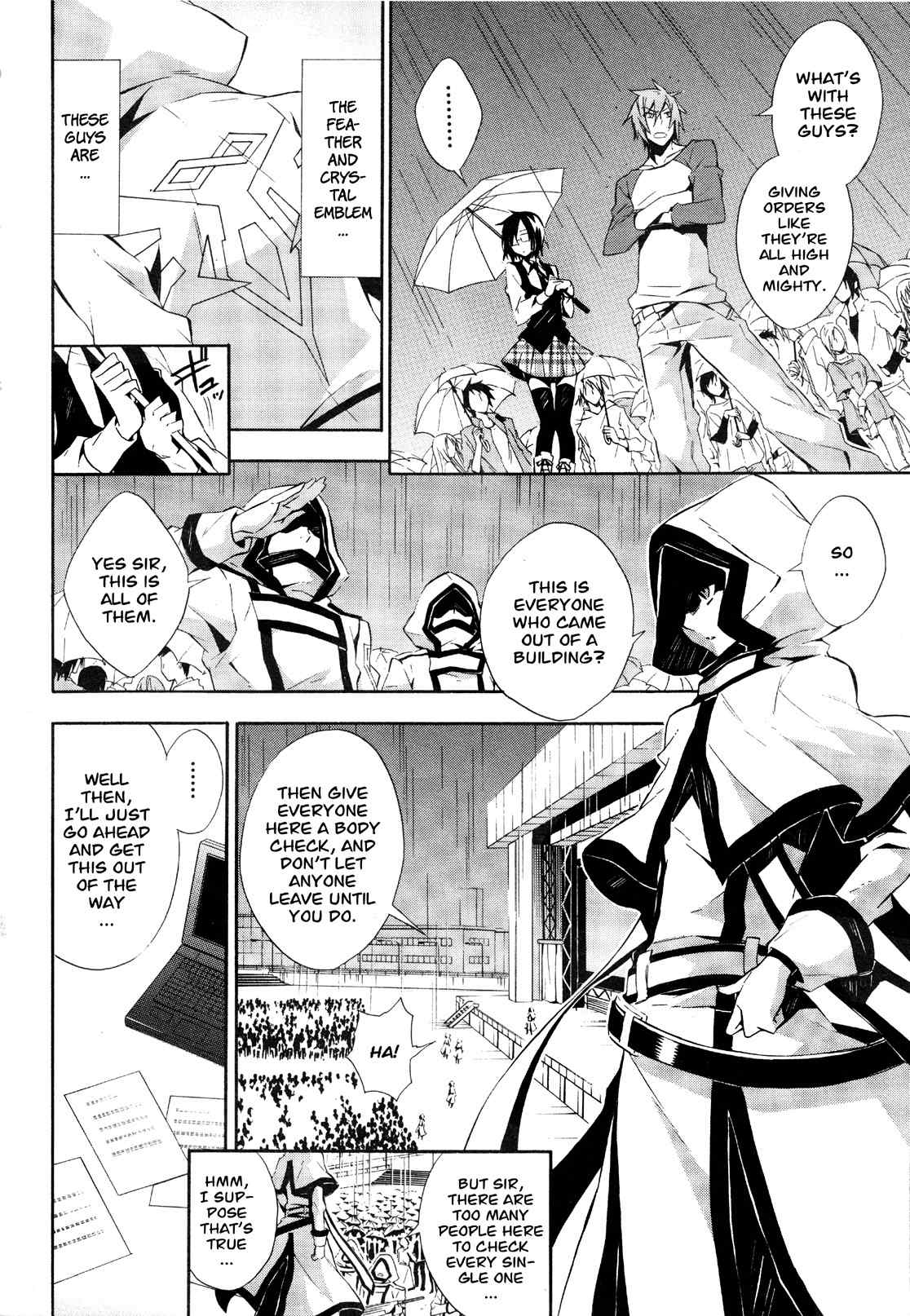 Paradox Blue Chapter 11 page 2 - Chapter 11: Angel Hazard vs. Four Angels (3): A Mysterious Person's Destiny