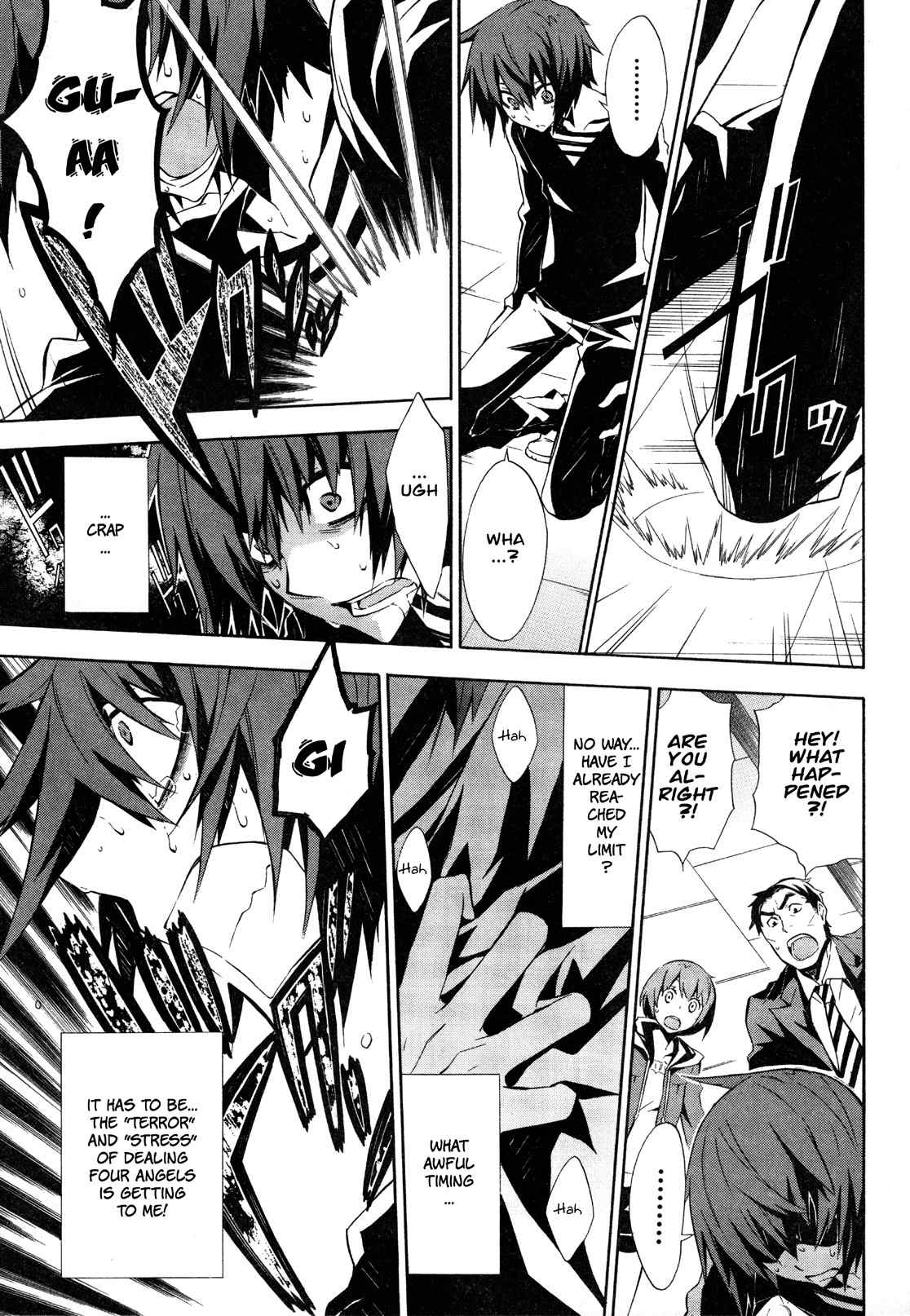 Paradox Blue Chapter 11 page 5 - Chapter 11: Angel Hazard vs. Four Angels (3): A Mysterious Person's Destiny