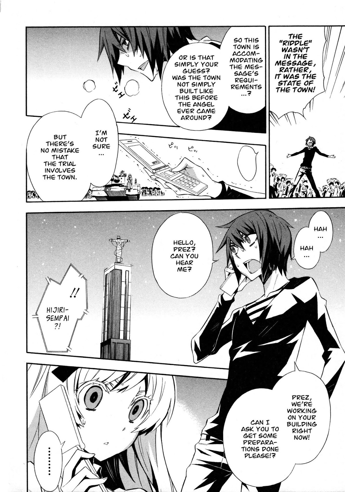 Paradox Blue Chapter 12 page 14 - Chapter 12: Angel Hazard vs. Four Angels (4): A Mysterious Person's Catalyst