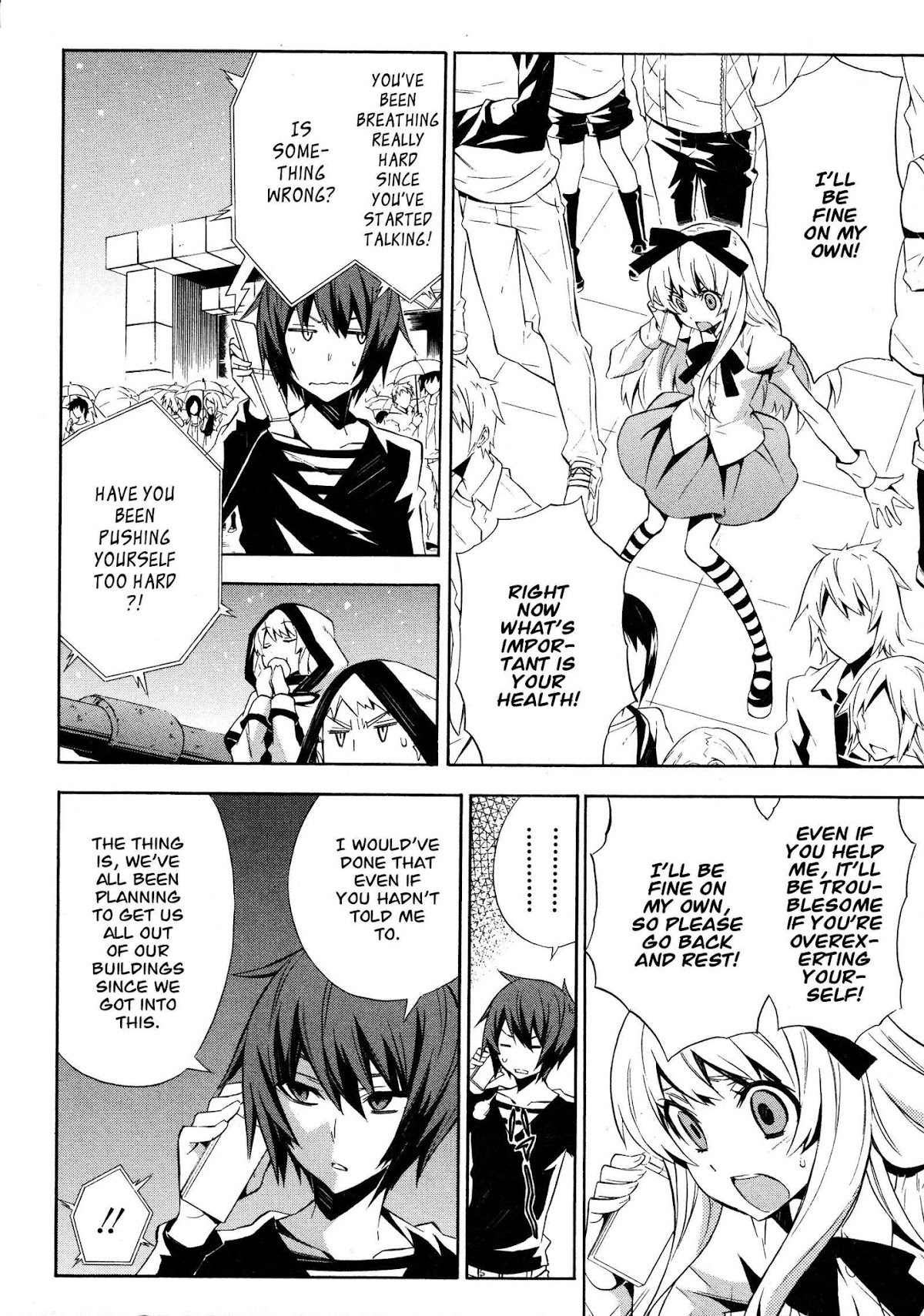 Paradox Blue Chapter 12 page 16 - Chapter 12: Angel Hazard vs. Four Angels (4): A Mysterious Person's Catalyst