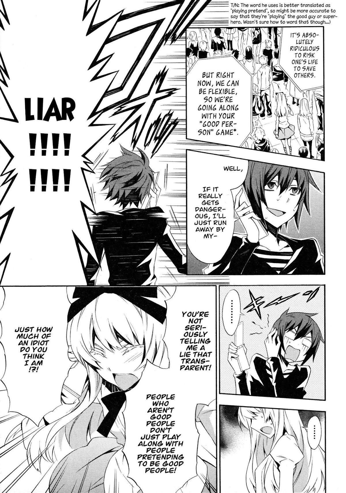 Paradox Blue Chapter 12 page 17 - Chapter 12: Angel Hazard vs. Four Angels (4): A Mysterious Person's Catalyst