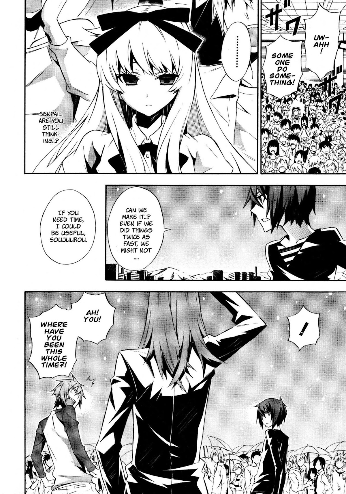 Paradox Blue Chapter 12 page 2 - Chapter 12: Angel Hazard vs. Four Angels (4): A Mysterious Person's Catalyst