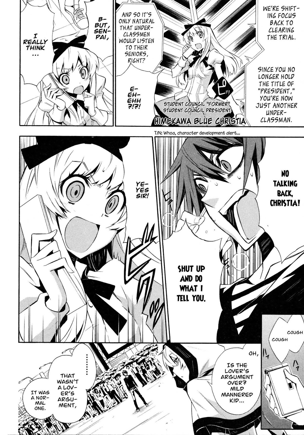 Paradox Blue Chapter 12 page 22 - Chapter 12: Angel Hazard vs. Four Angels (4): A Mysterious Person's Catalyst