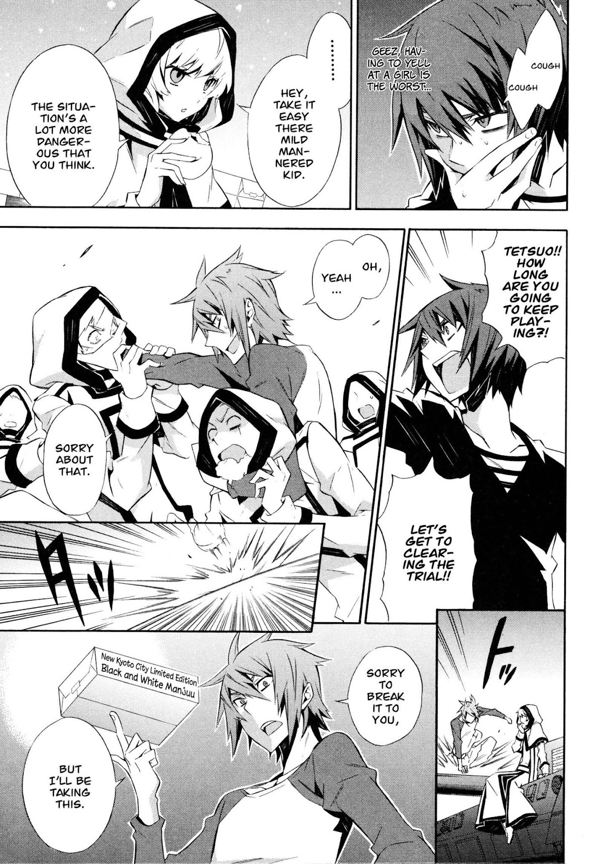 Paradox Blue Chapter 12 page 23 - Chapter 12: Angel Hazard vs. Four Angels (4): A Mysterious Person's Catalyst