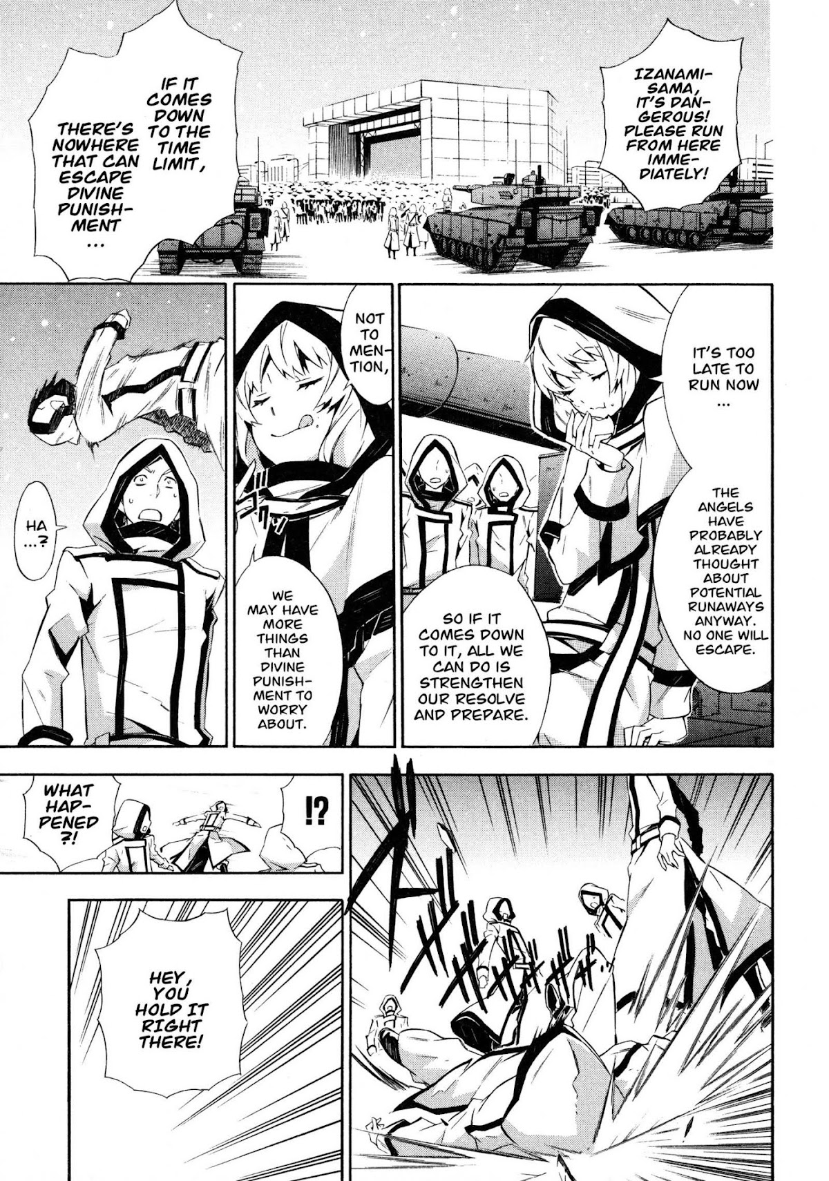 Paradox Blue Chapter 12 page 3 - Chapter 12: Angel Hazard vs. Four Angels (4): A Mysterious Person's Catalyst