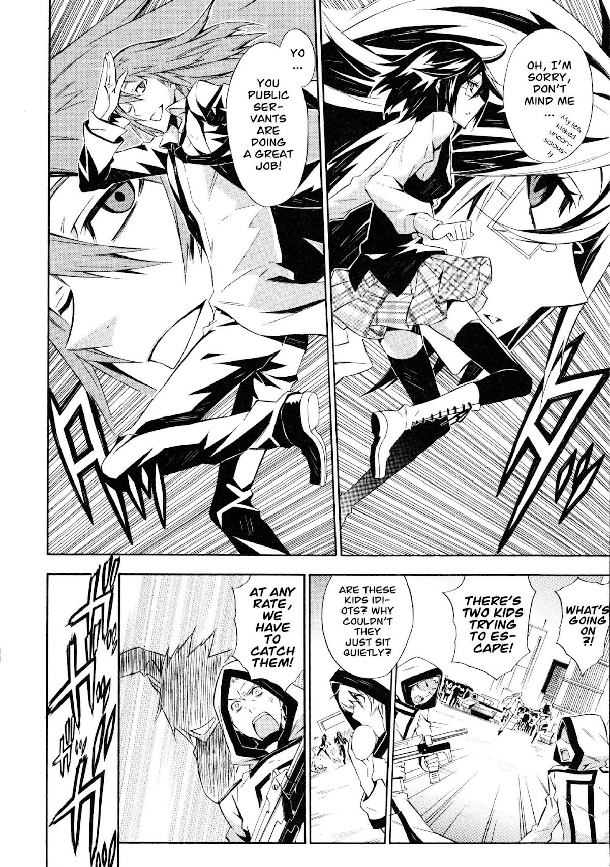 Paradox Blue Chapter 12 page 4 - Chapter 12: Angel Hazard vs. Four Angels (4): A Mysterious Person's Catalyst