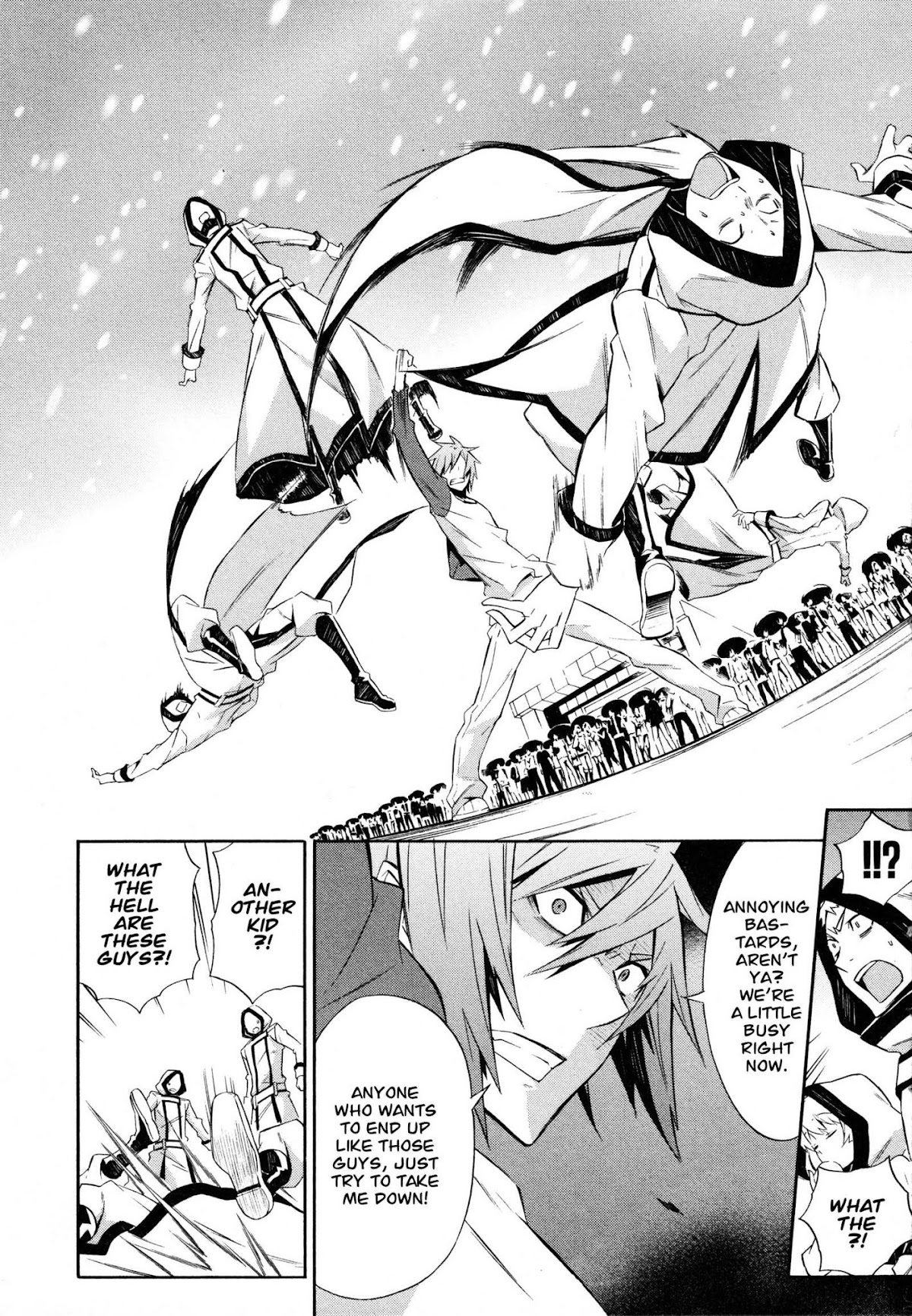 Paradox Blue Chapter 12 page 5 - Chapter 12: Angel Hazard vs. Four Angels (4): A Mysterious Person's Catalyst