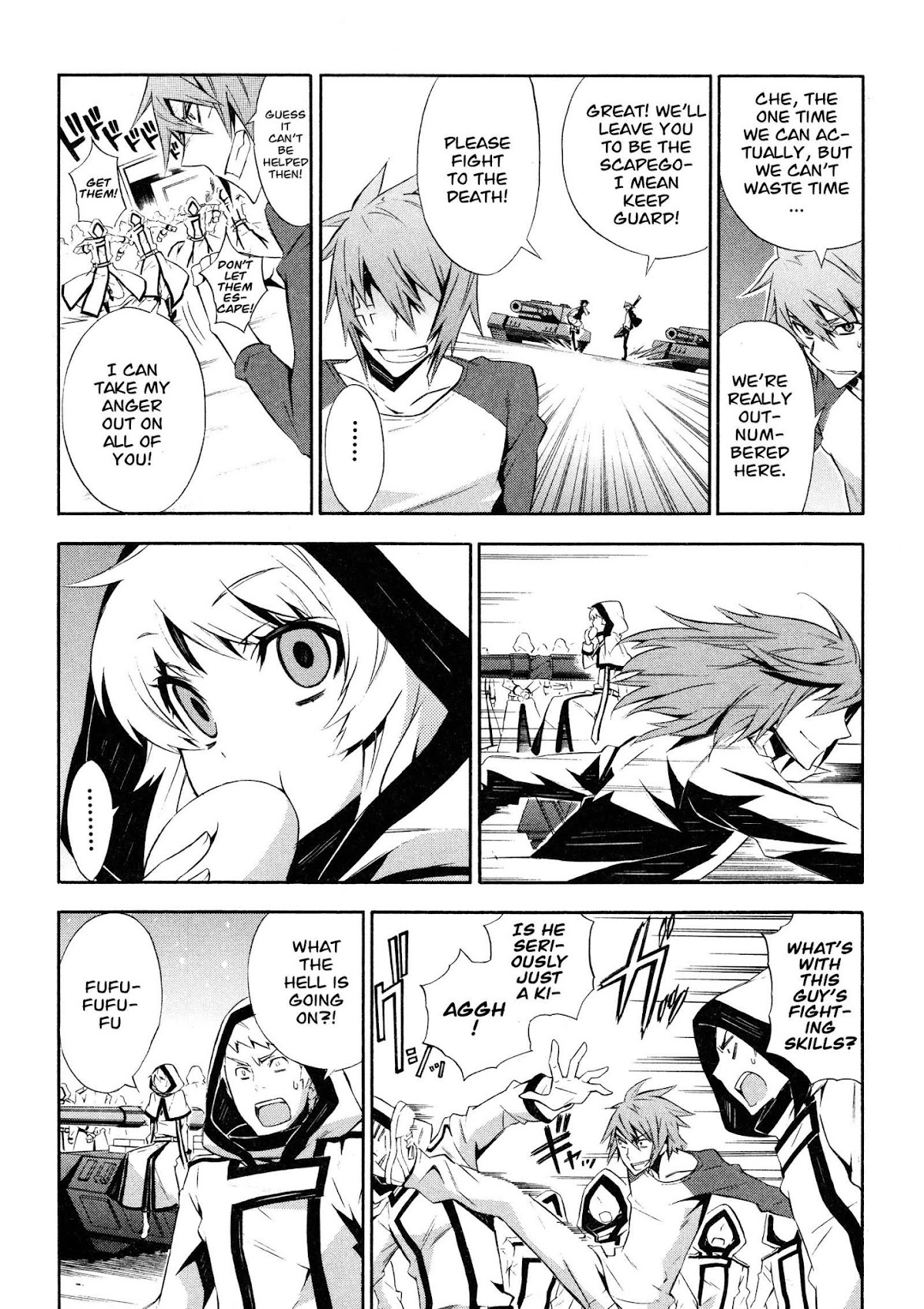 Paradox Blue Chapter 12 page 6 - Chapter 12: Angel Hazard vs. Four Angels (4): A Mysterious Person's Catalyst