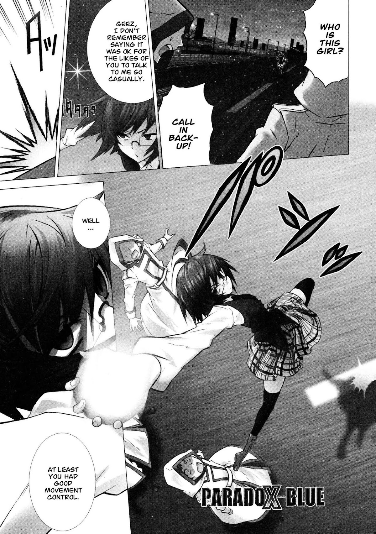 Paradox Blue Chapter 13 page 1 - Chapter 13: Angel Hazard vs. Four Angels (5): Shindo, Mystery Man Of A Hundred Faces