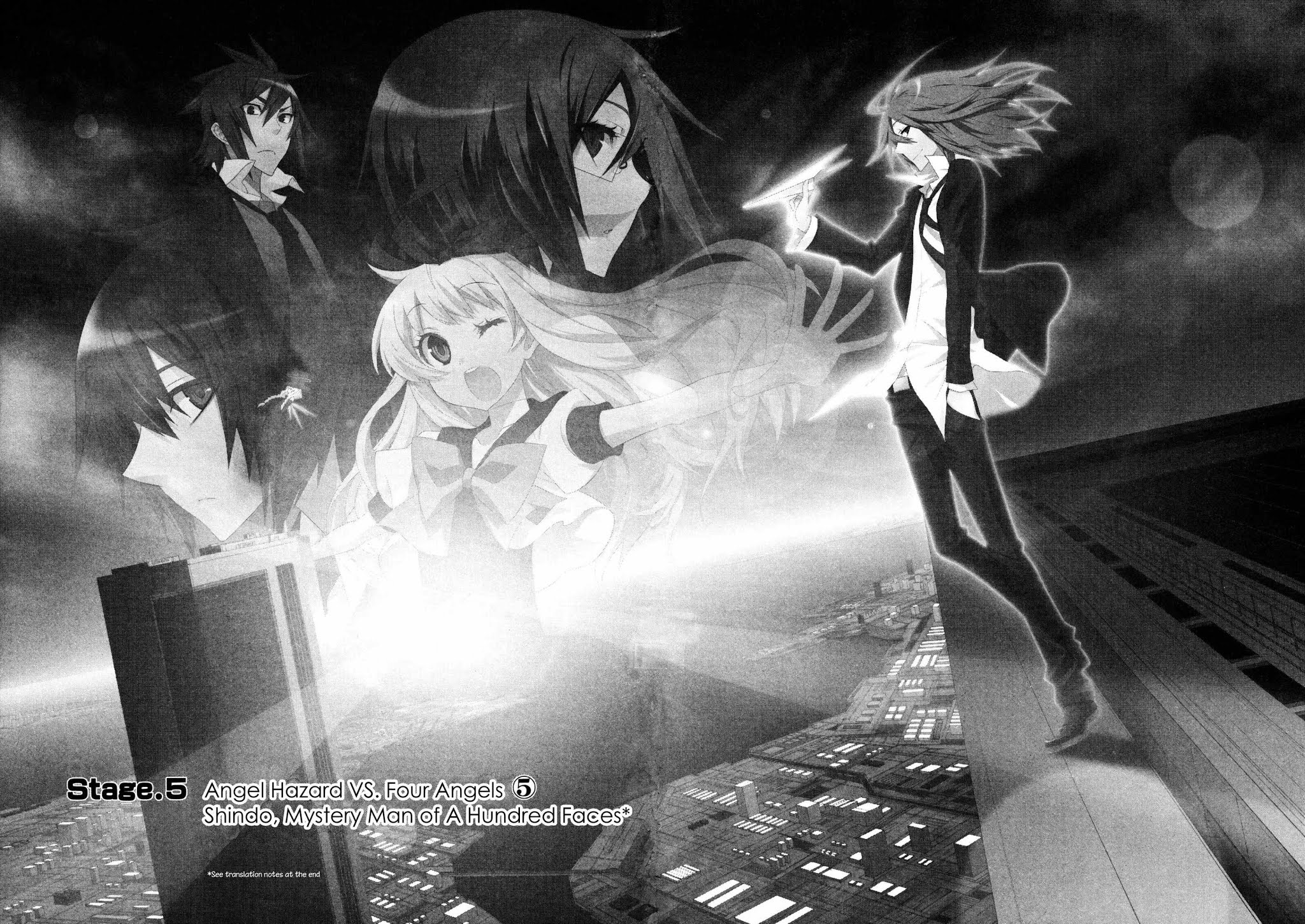 Paradox Blue Chapter 13 page 2 - Chapter 13: Angel Hazard vs. Four Angels (5): Shindo, Mystery Man Of A Hundred Faces