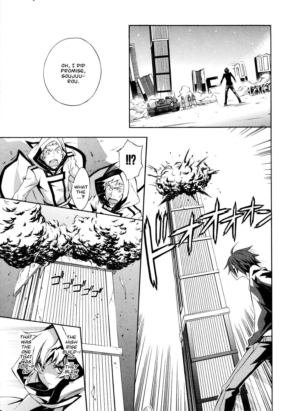 Paradox Blue Chapter 13 page 8 - Chapter 13: Angel Hazard vs. Four Angels (5): Shindo, Mystery Man Of A Hundred Faces