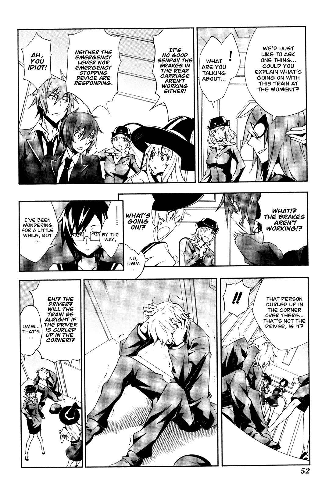Paradox Blue Chapter 7 page 12 - Chapter 7: Express Train to Hell vs. Kalkiel (1): Mixing Rails, Trembling Feelings