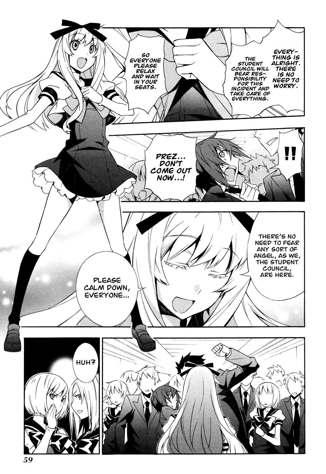 Paradox Blue Chapter 7 page 19 - Chapter 7: Express Train to Hell vs. Kalkiel (1): Mixing Rails, Trembling Feelings