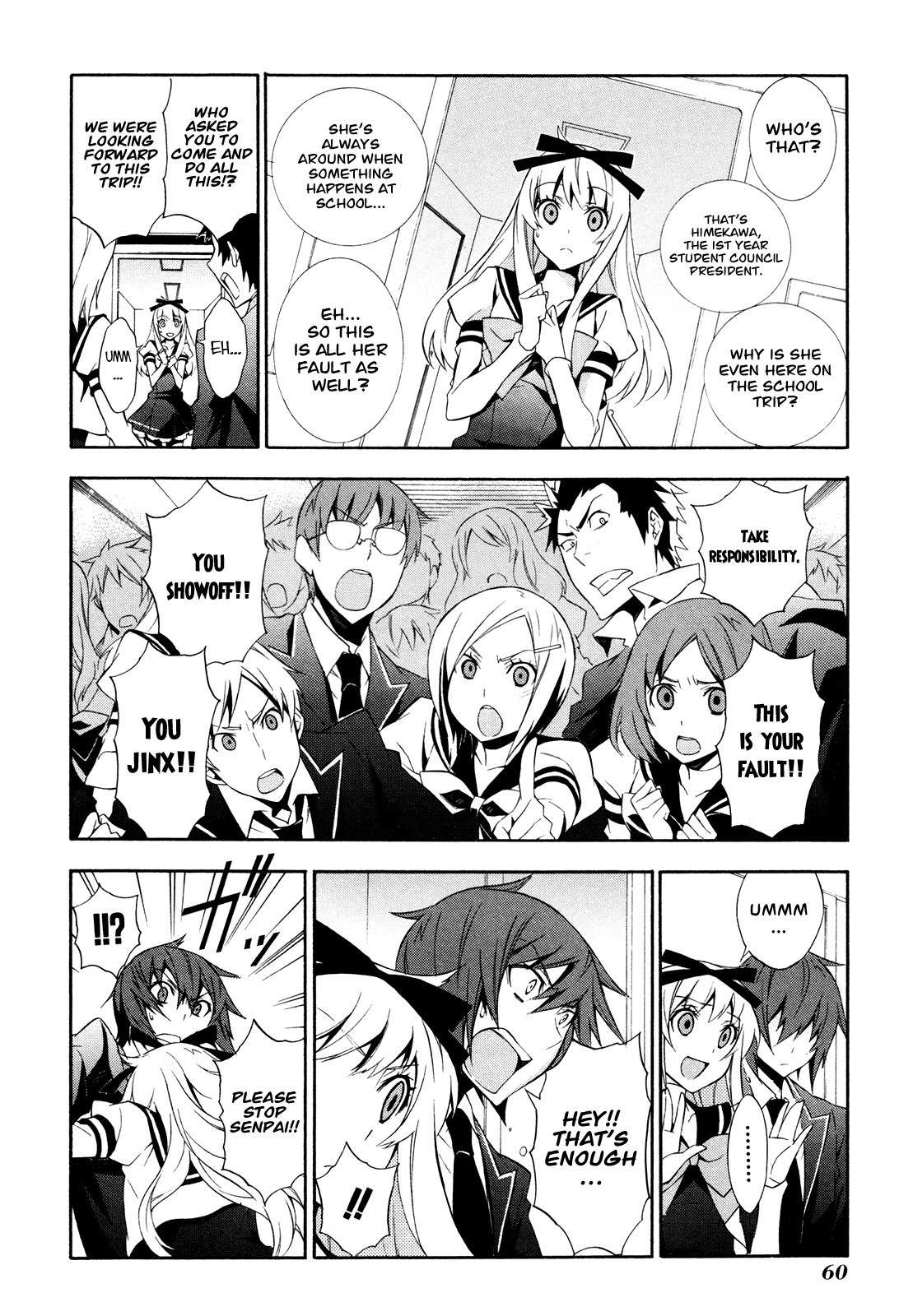 Paradox Blue Chapter 7 page 20 - Chapter 7: Express Train to Hell vs. Kalkiel (1): Mixing Rails, Trembling Feelings