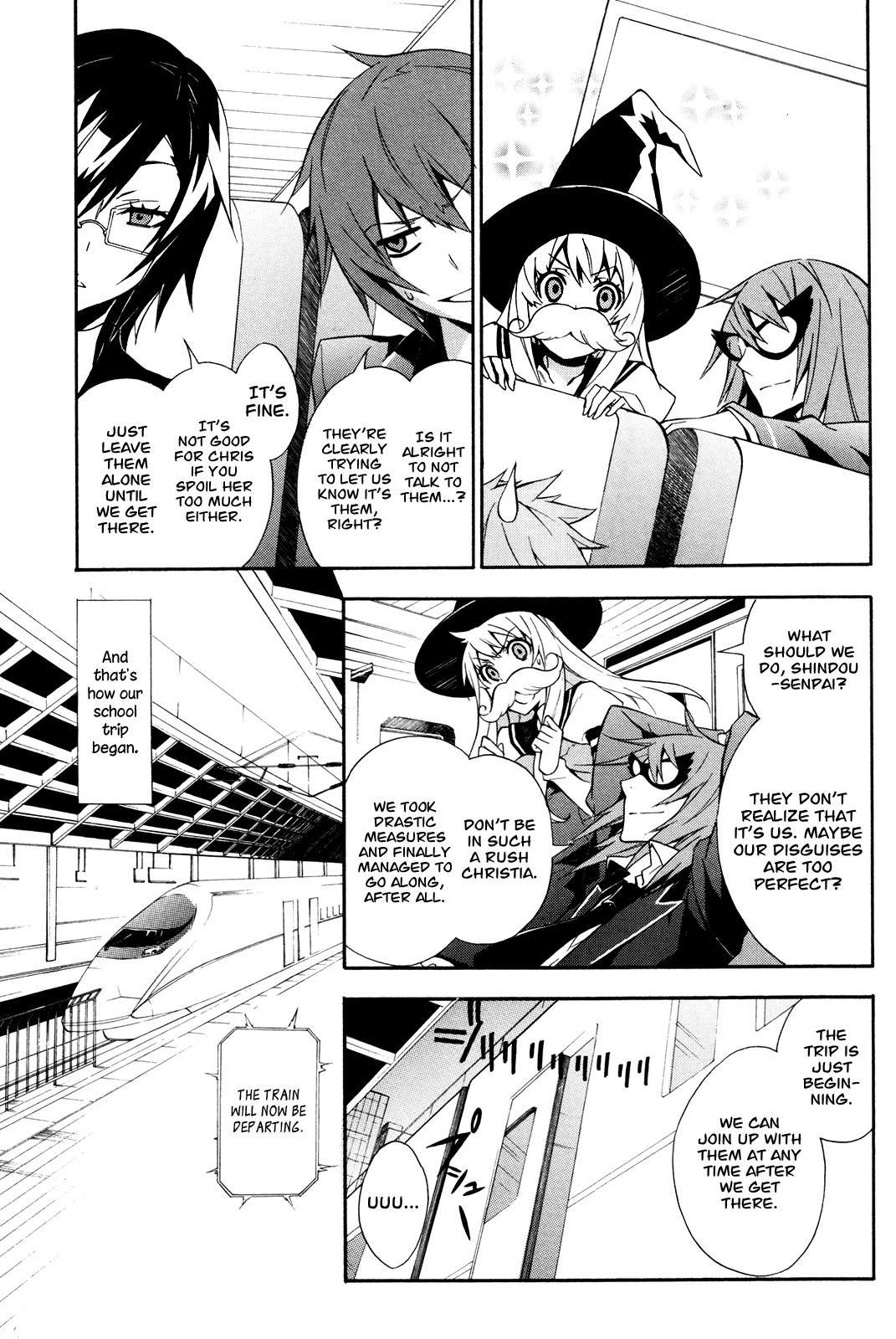 Paradox Blue Chapter 7 page 5 - Chapter 7: Express Train to Hell vs. Kalkiel (1): Mixing Rails, Trembling Feelings