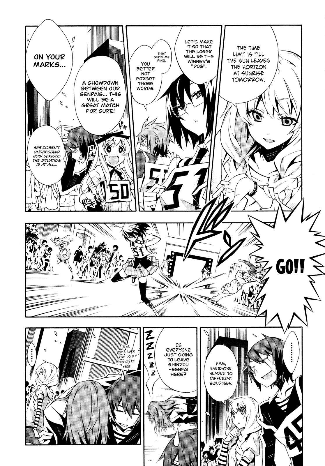 Paradox Blue Chapter 9 page 14 - Chapter 9: Angel Hazard vs. Four Angels (1): The Phantom Has Not Yet Awoken