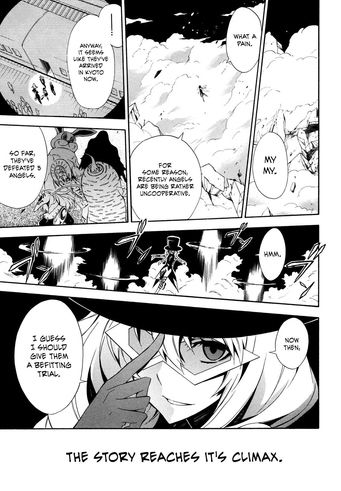 Paradox Blue Chapter 9 page 3 - Chapter 9: Angel Hazard vs. Four Angels (1): The Phantom Has Not Yet Awoken