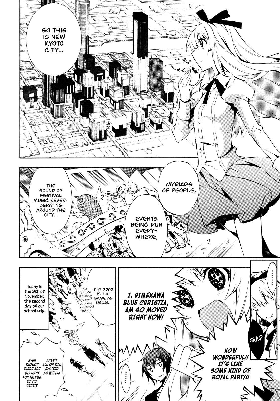 Paradox Blue Chapter 9 page 4 - Chapter 9: Angel Hazard vs. Four Angels (1): The Phantom Has Not Yet Awoken