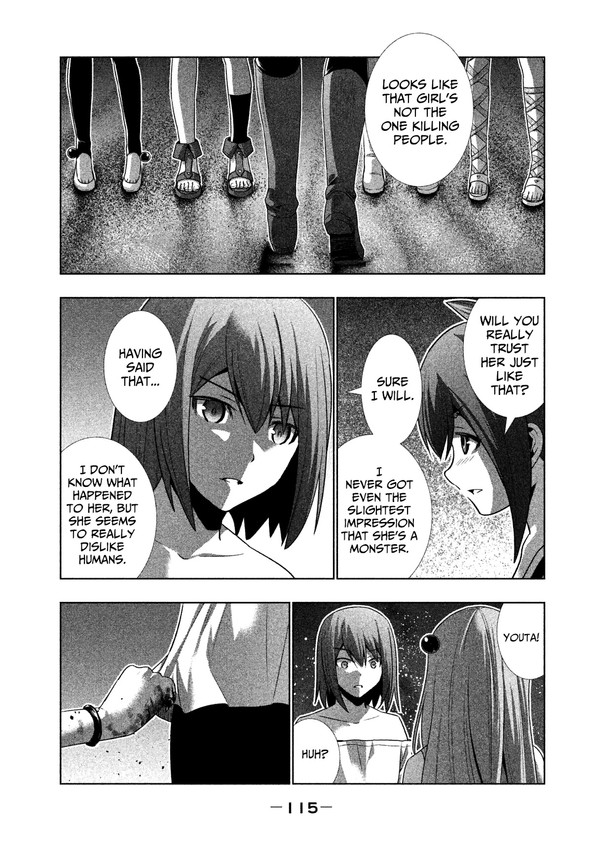 Parallel Paradise Chapter 35 page 17 - Chapter 35: Anguish in the Dark, Silence at Sea (T)