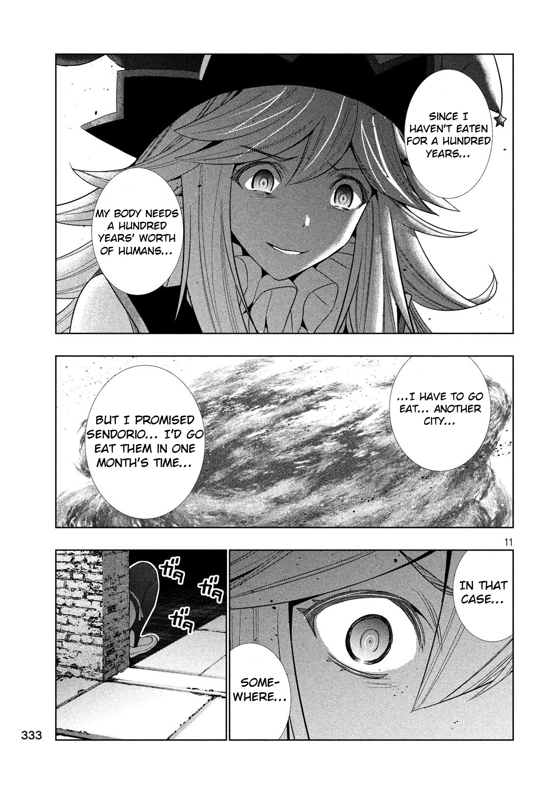 Parallel Paradise Chapter 79 page 11 - Chapter 79: Bursting With Hunger, Bound For Dark Clouds