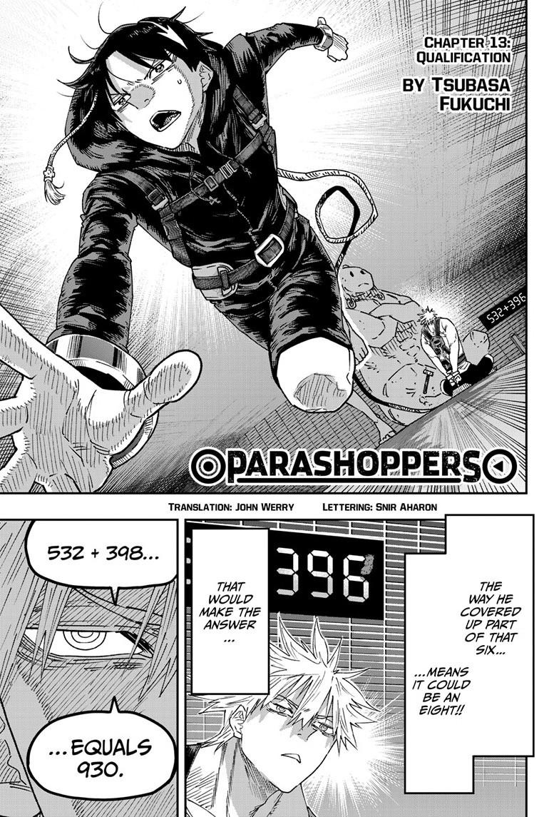 Parashoppers Chapter 13 page 1 - Chapter 13