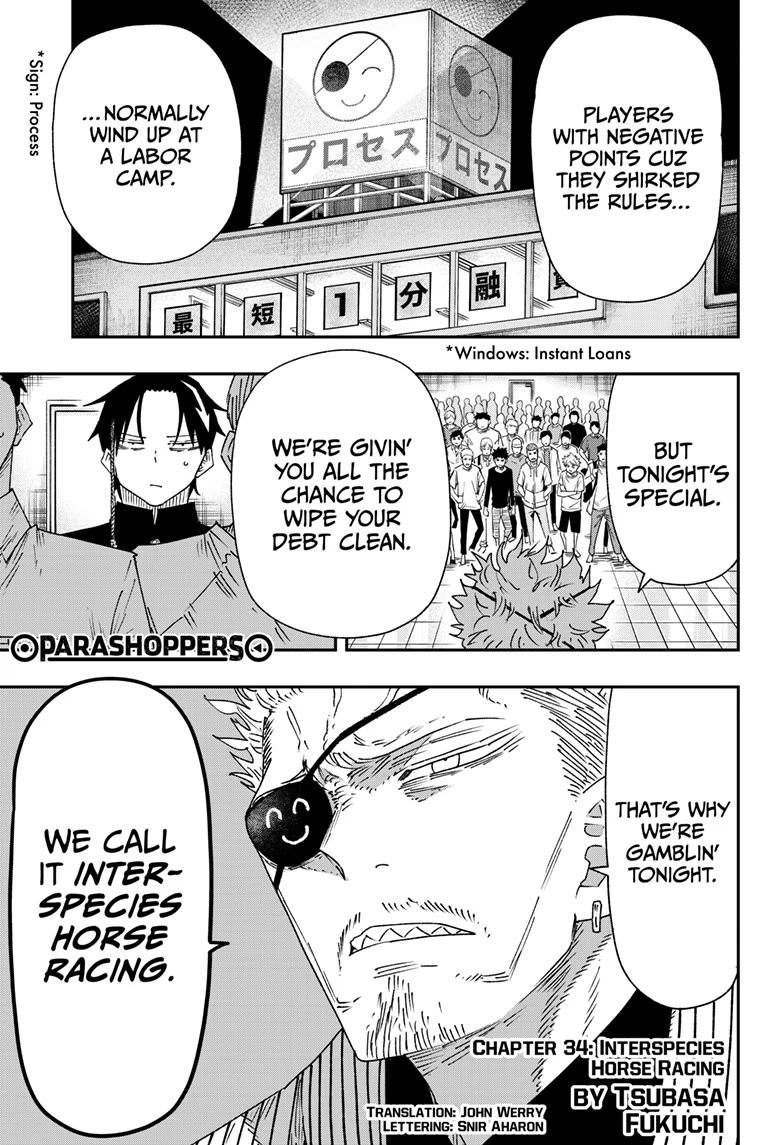 Parashoppers Chapter 34 page 1 - Chapter 34