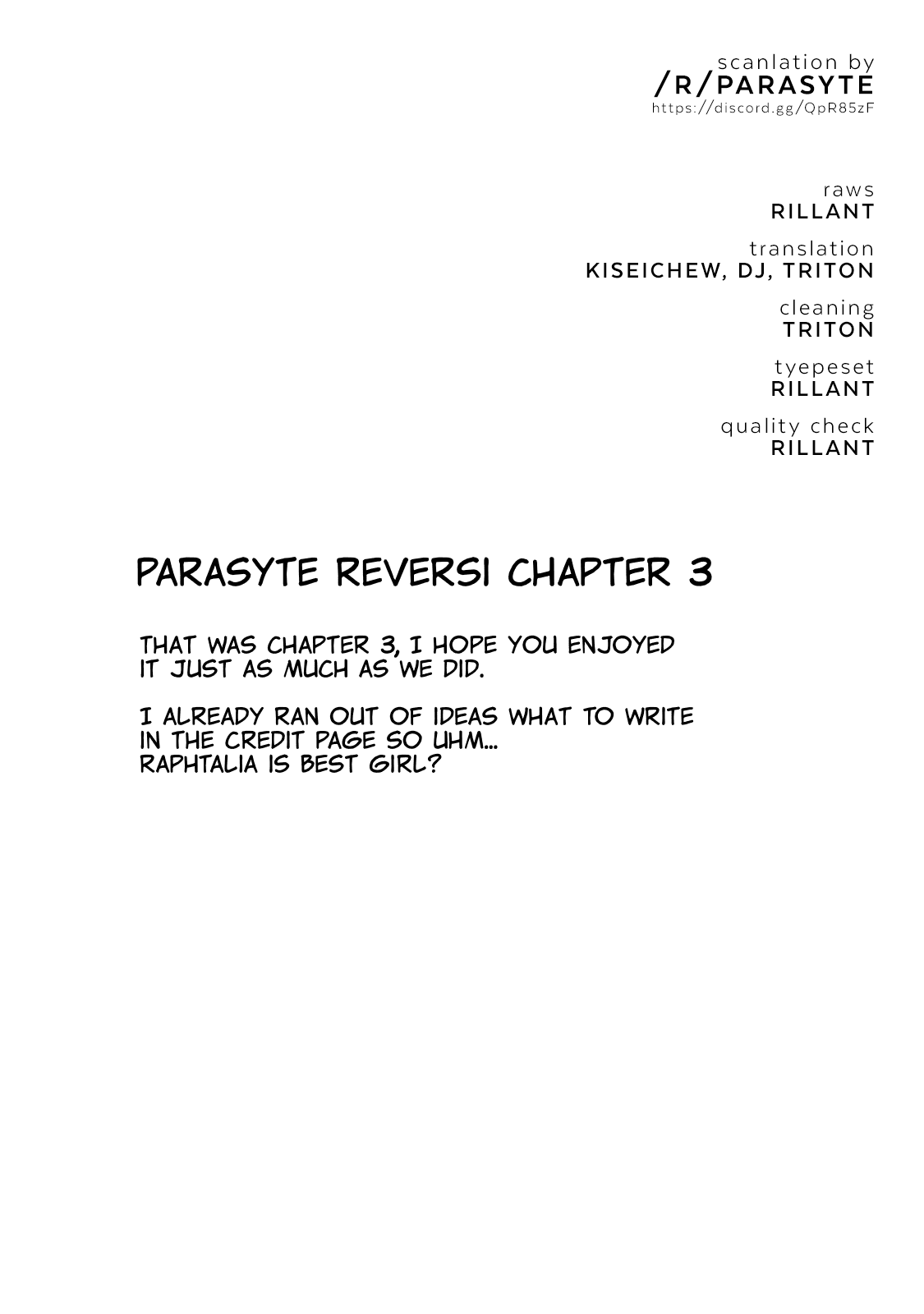 Parasyte Reversi Chapter 3 page 1 - Chapter 3: Diablo