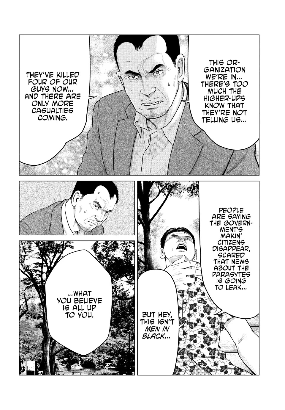 Parasyte Reversi Chapter 48 page 9 - Chapter 48: The Plastic Flower Laughs