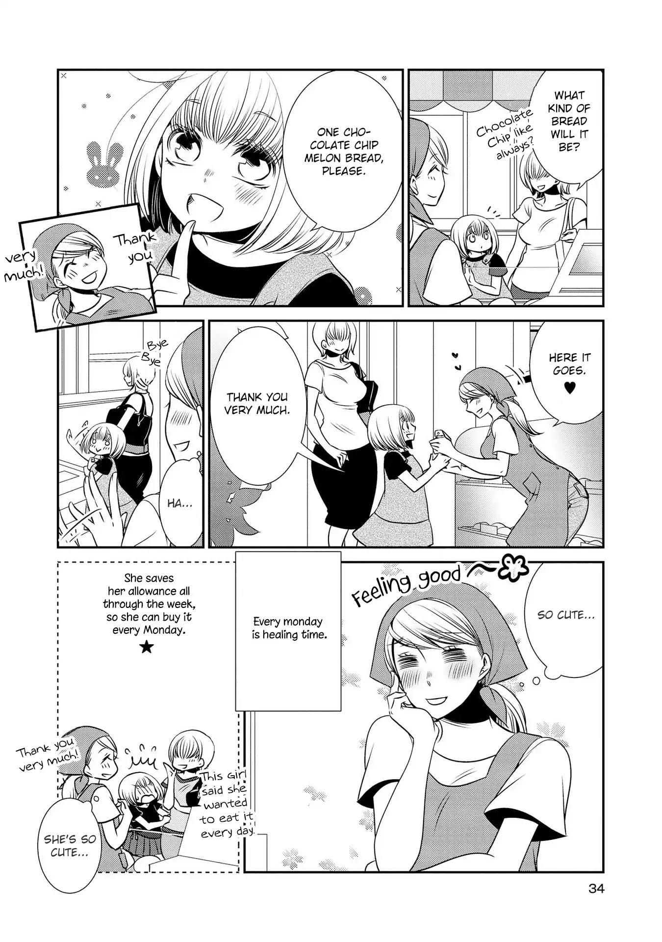 Parfait: Onee-loli Yuri Anthology Chapter 3 page 2 - Chapter 3: Melon melon (Takemiya Jin)