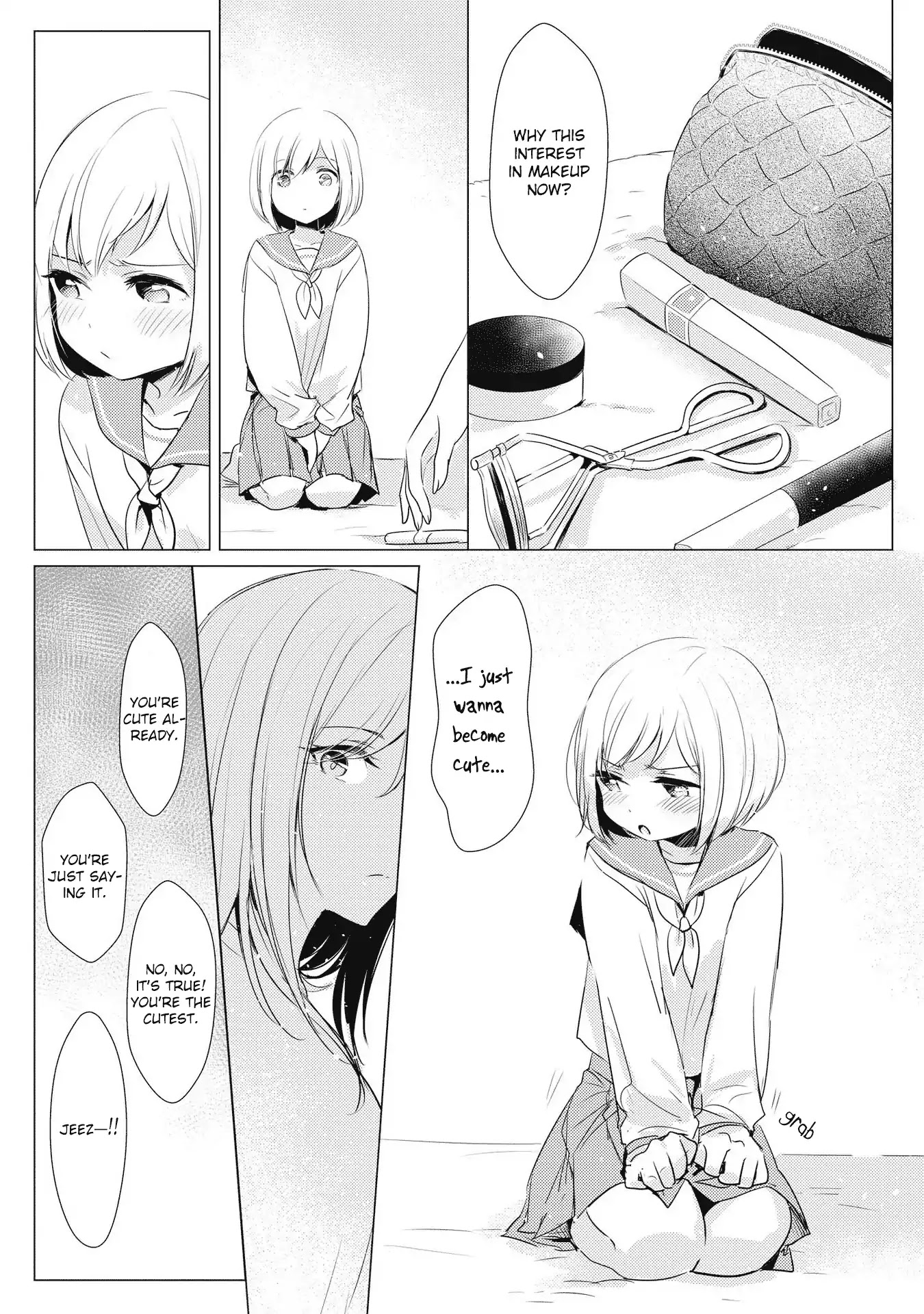 Parfait: Onee-loli Yuri Anthology Chapter 5 page 3 - Chapter 5: The Taste Of My First Kiss (Irua)