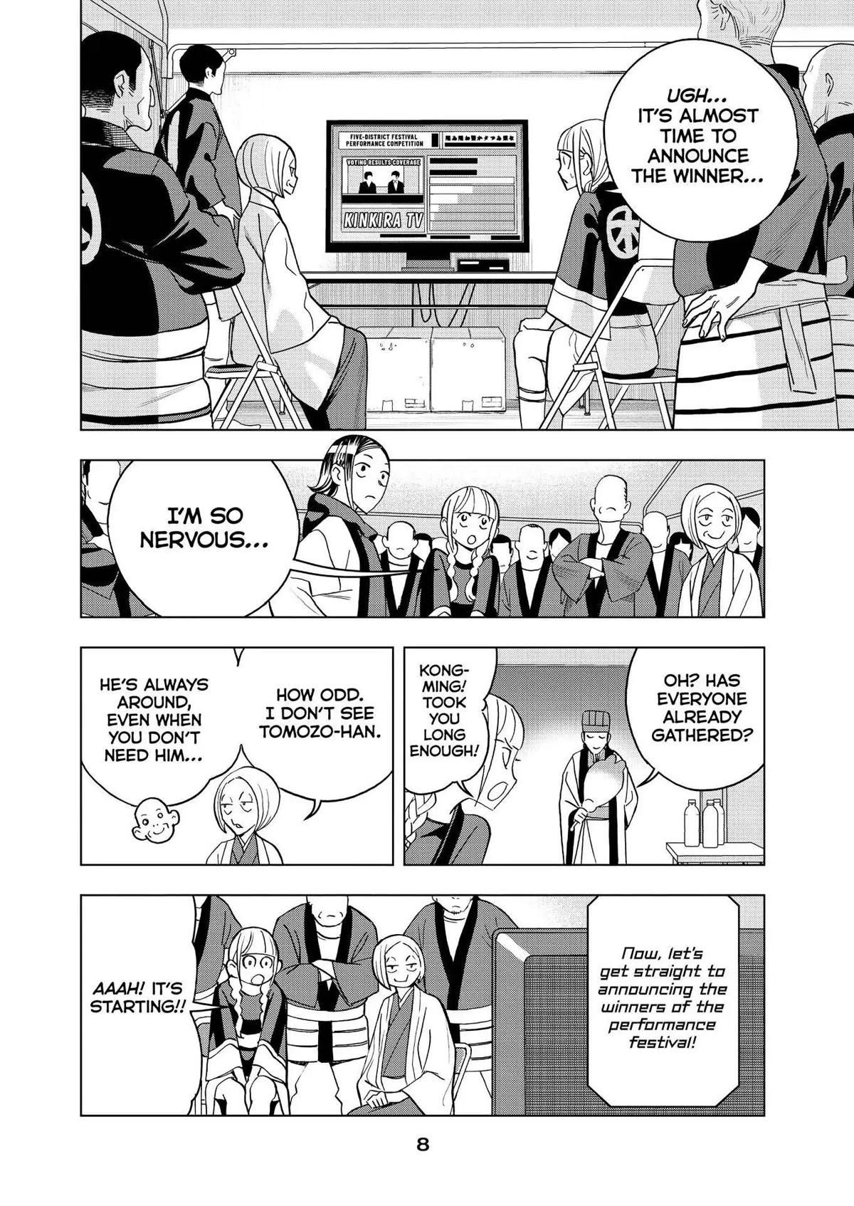 Paripi Koumei Chapter 56 page 9 - Chapter 56