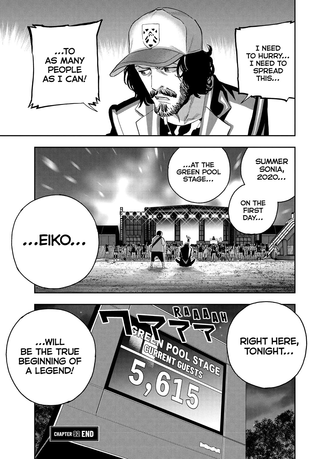Paripi Koumei Chapter 92 page 15 - Chapter 92