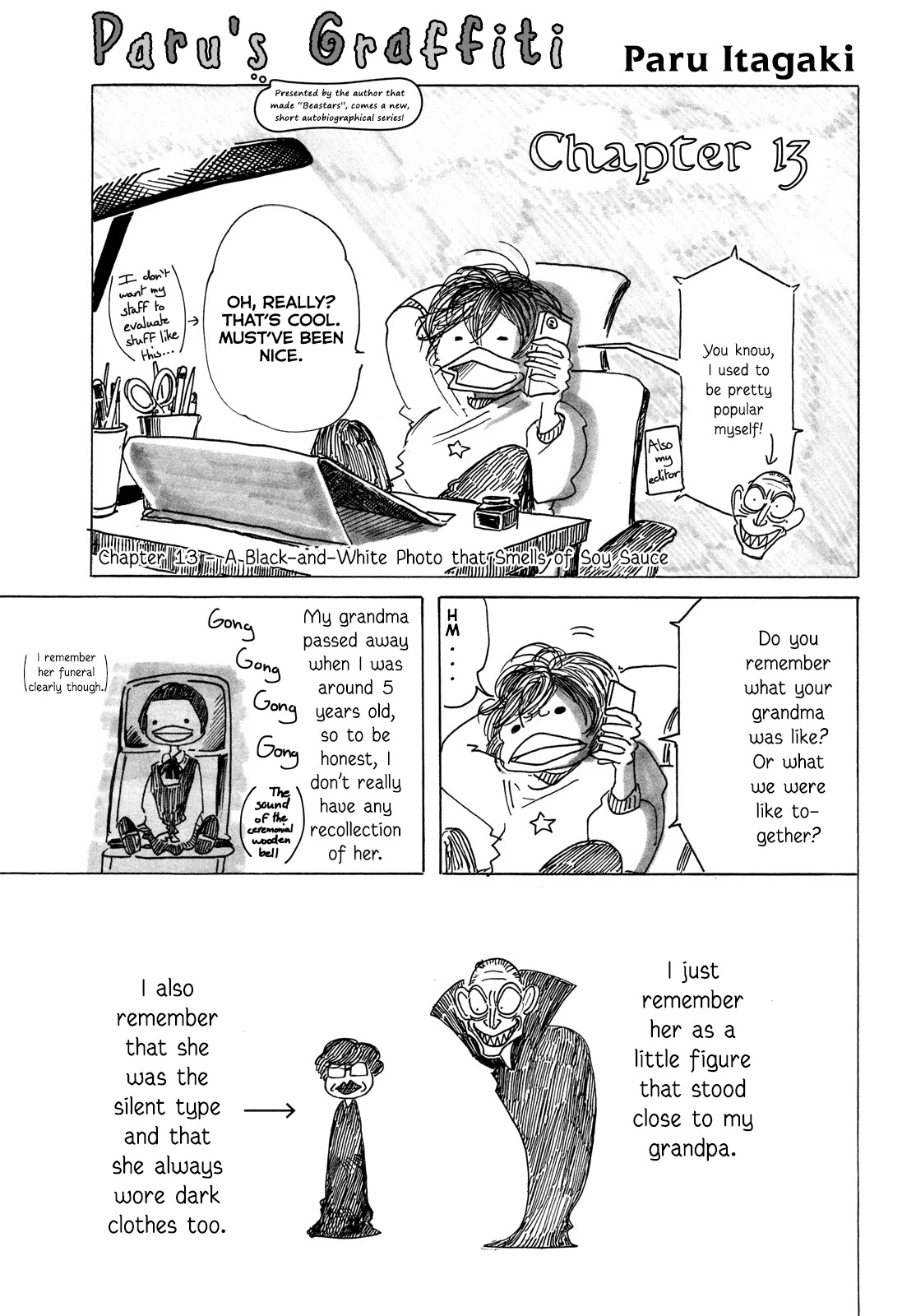 Paru's Graffiti Chapter 13 page 2 - Chapter 13: A Black-and-White Photo that Smells of Soy Sauce