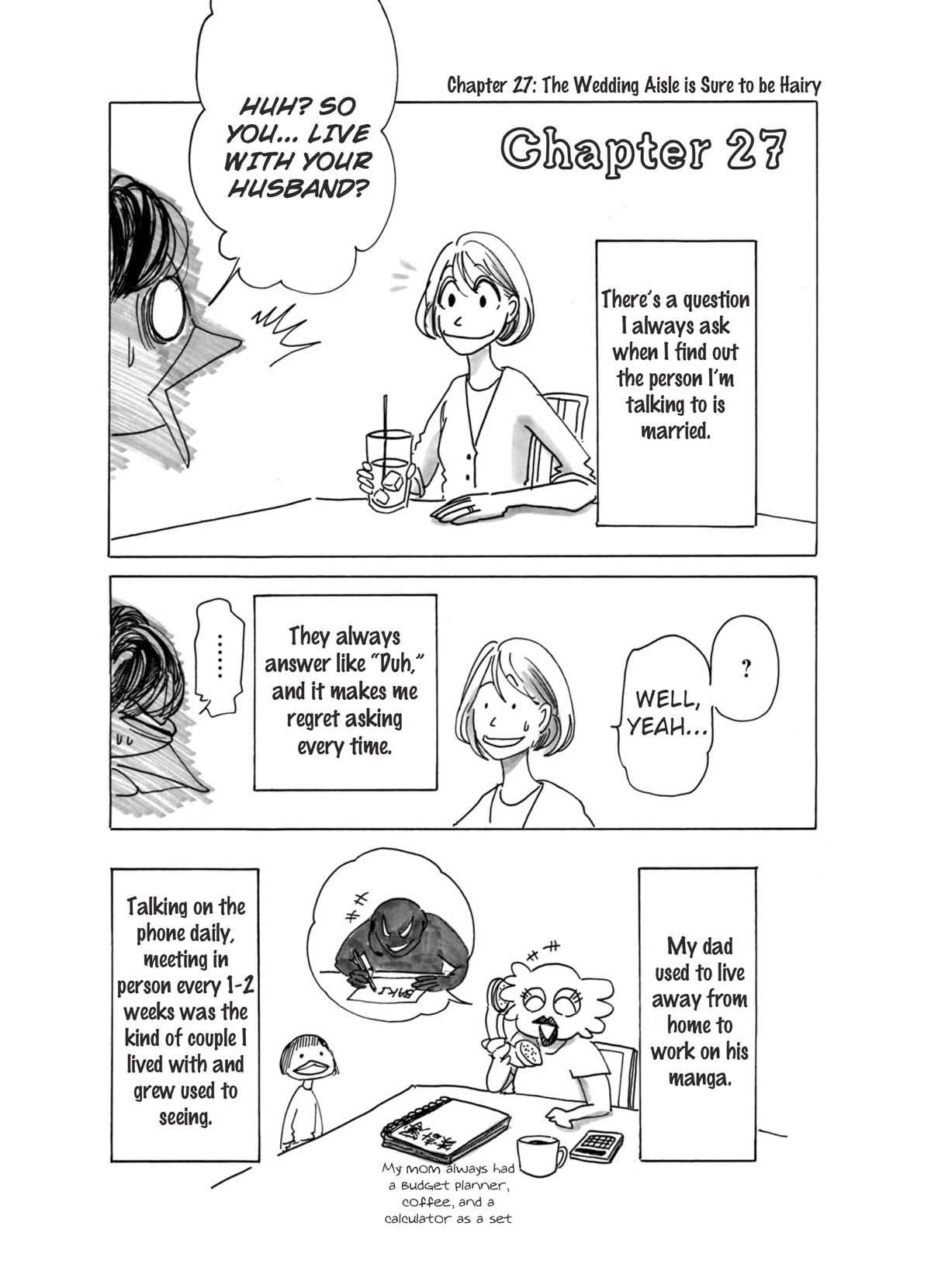 Paru's Graffiti Chapter 27 page 1 - Chapter 27: The Wedding Aisle is Sure to be Hairy