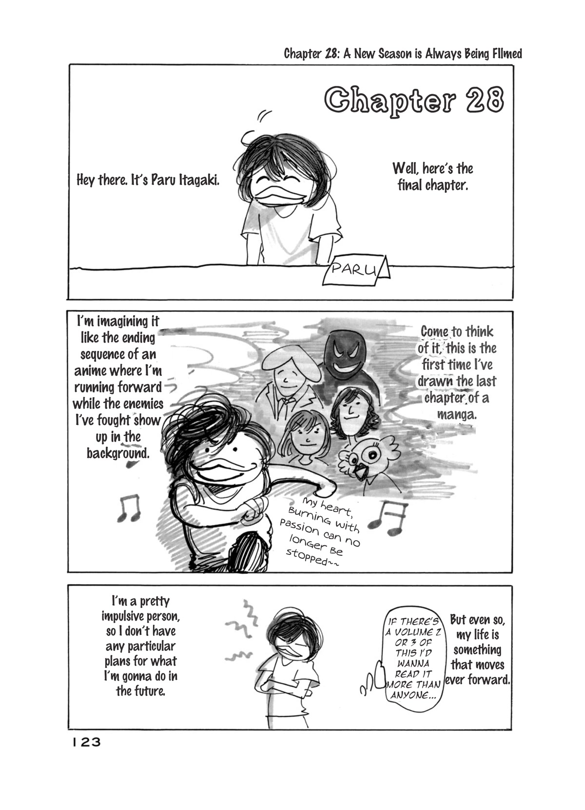 Paru's Graffiti Chapter 28 page 1 - Chapter 28: A New Season is Always Being Filmed [END]