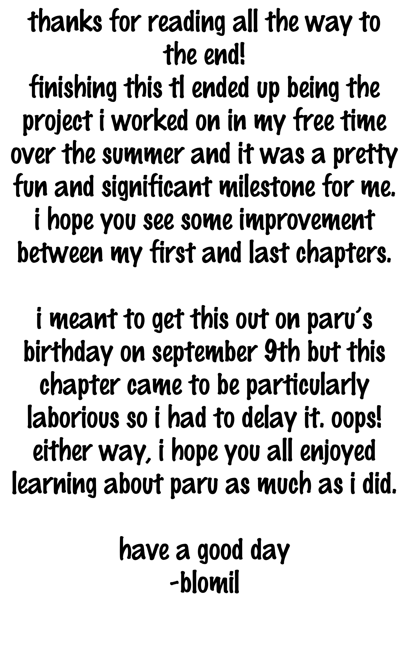 Paru's Graffiti Chapter 28 page 10 - Chapter 28: A New Season is Always Being Filmed [END]