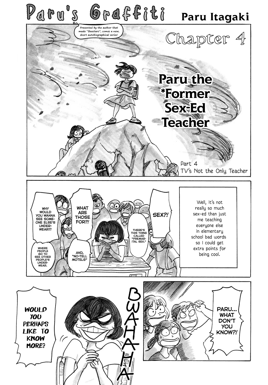 Paru's Graffiti Chapter 4 page 2 - Chapter 4: TV's Not the Only Teacher