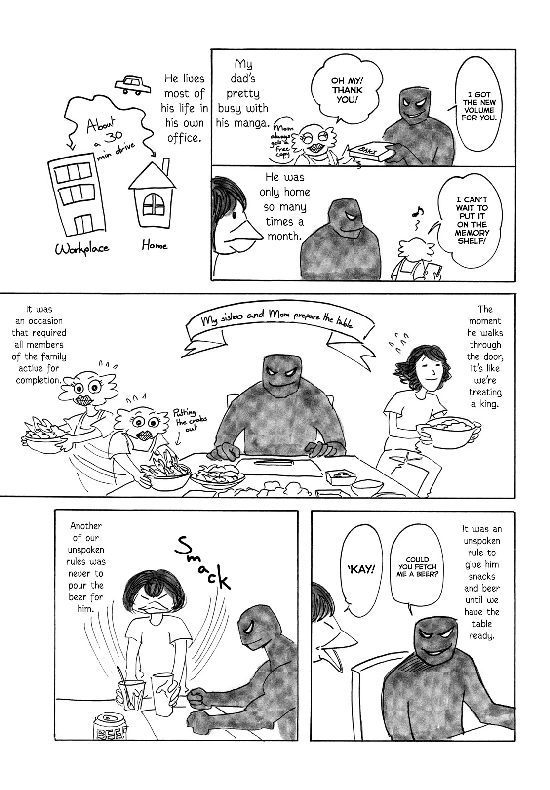Paru's Graffiti Chapter 5 page 4 - Chapter 5: A Bowl of Soup and Two Beers for a Feast